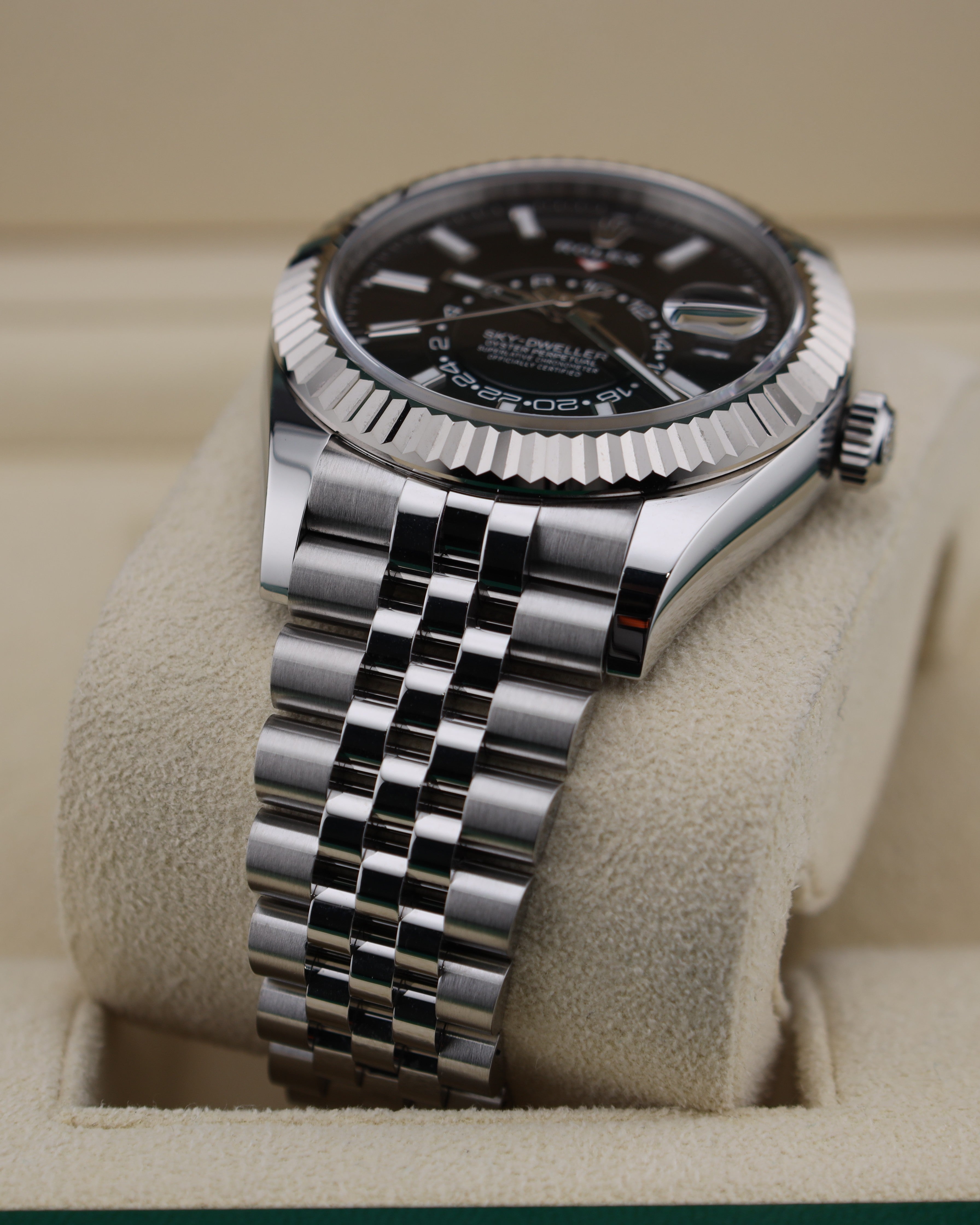Rolex Sky-Dweller Black Dial on Jubilee 336934 – MVP Jewelers Miami