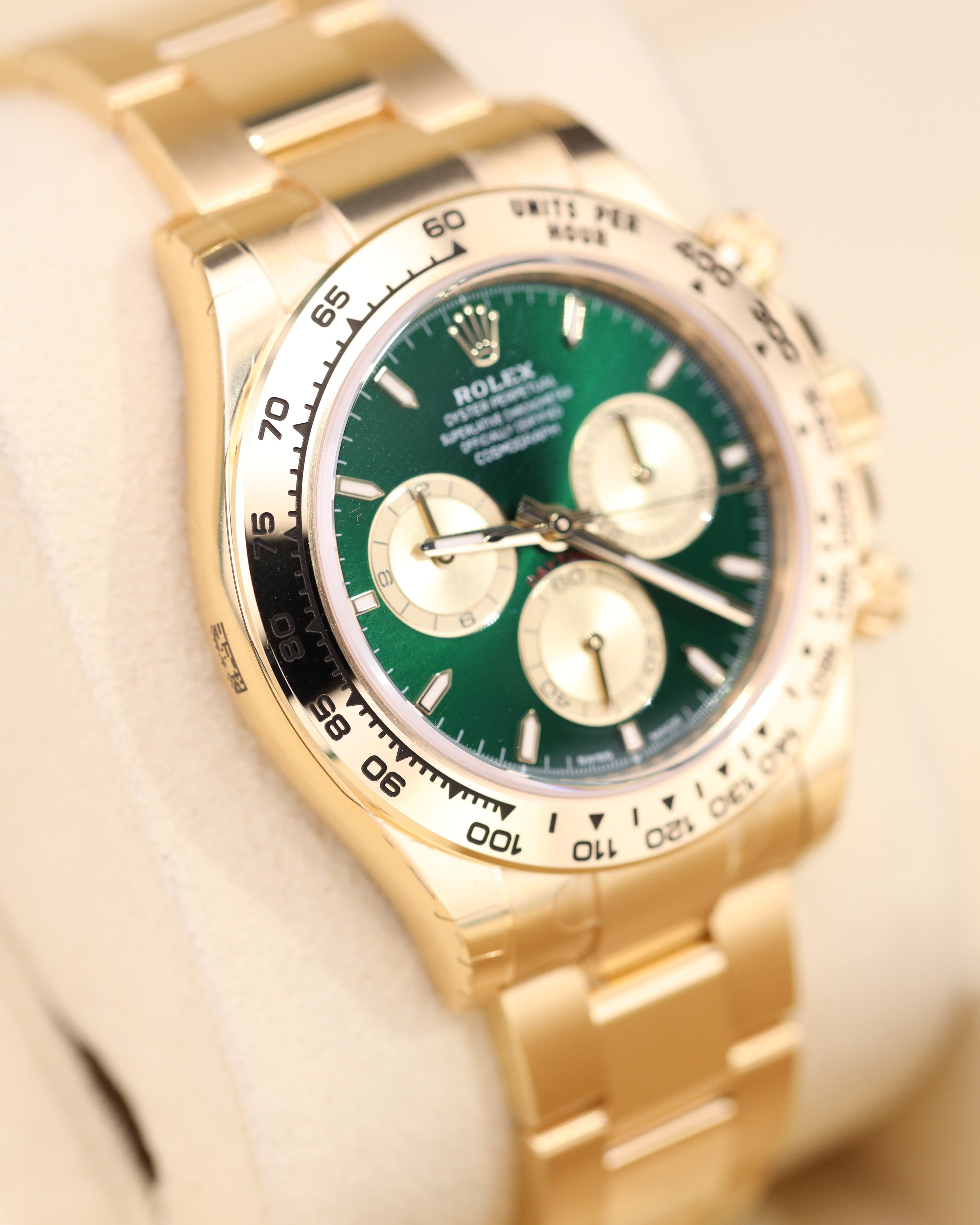 Rolex Daytona John Mayer Green Dial 126508 Factory Stickers