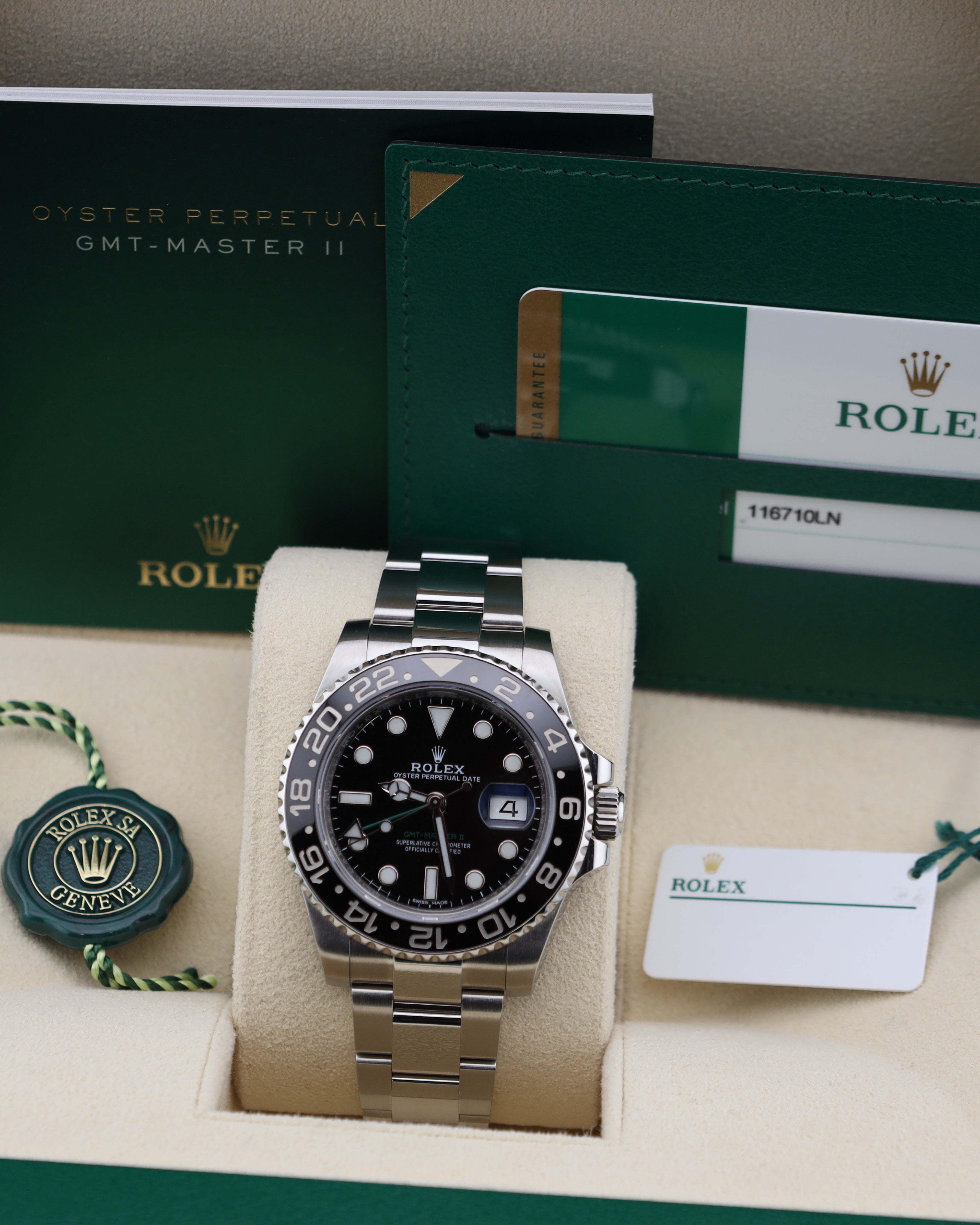 Rolex GMT-Master II Black Dial 116710LN – MVP Jewelers Miami