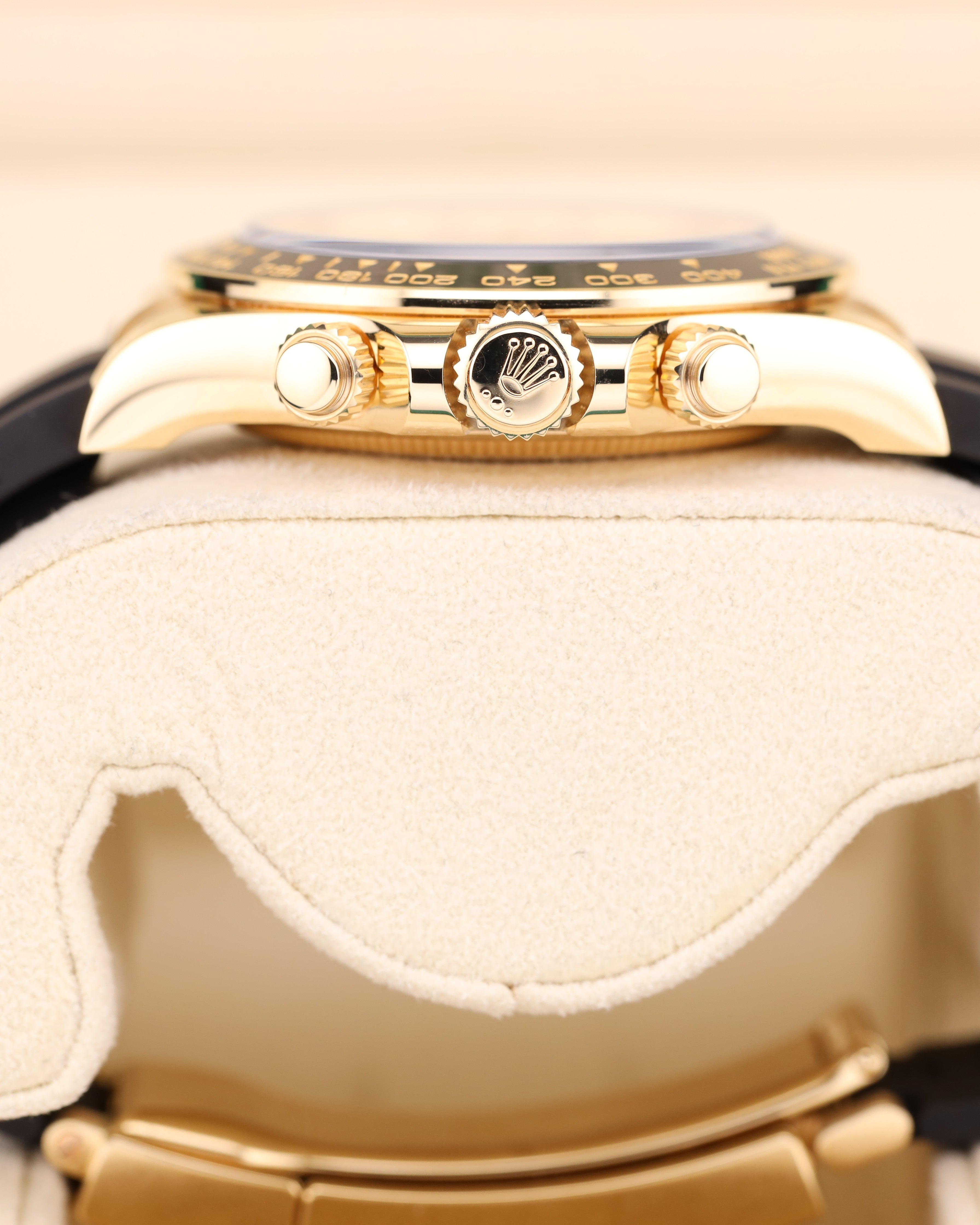 Rolex Daytona Yellow Gold Meteorite Dial Oysterflex 126518LN