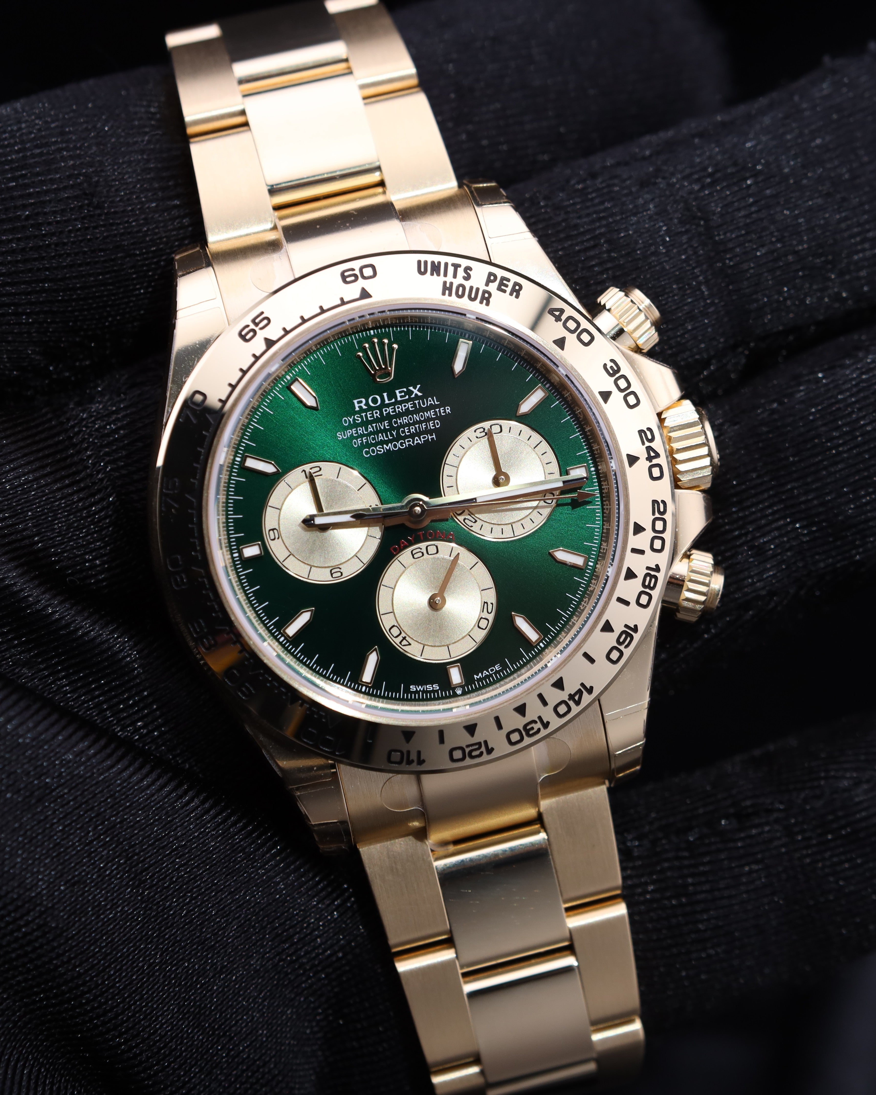 Rolex Daytona John Mayer Green Dial 126508 Factory Stickers