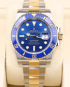 Rolex Submariner Date 40 Bluesy Blue Dial Two Tone on Oyster 116613LB