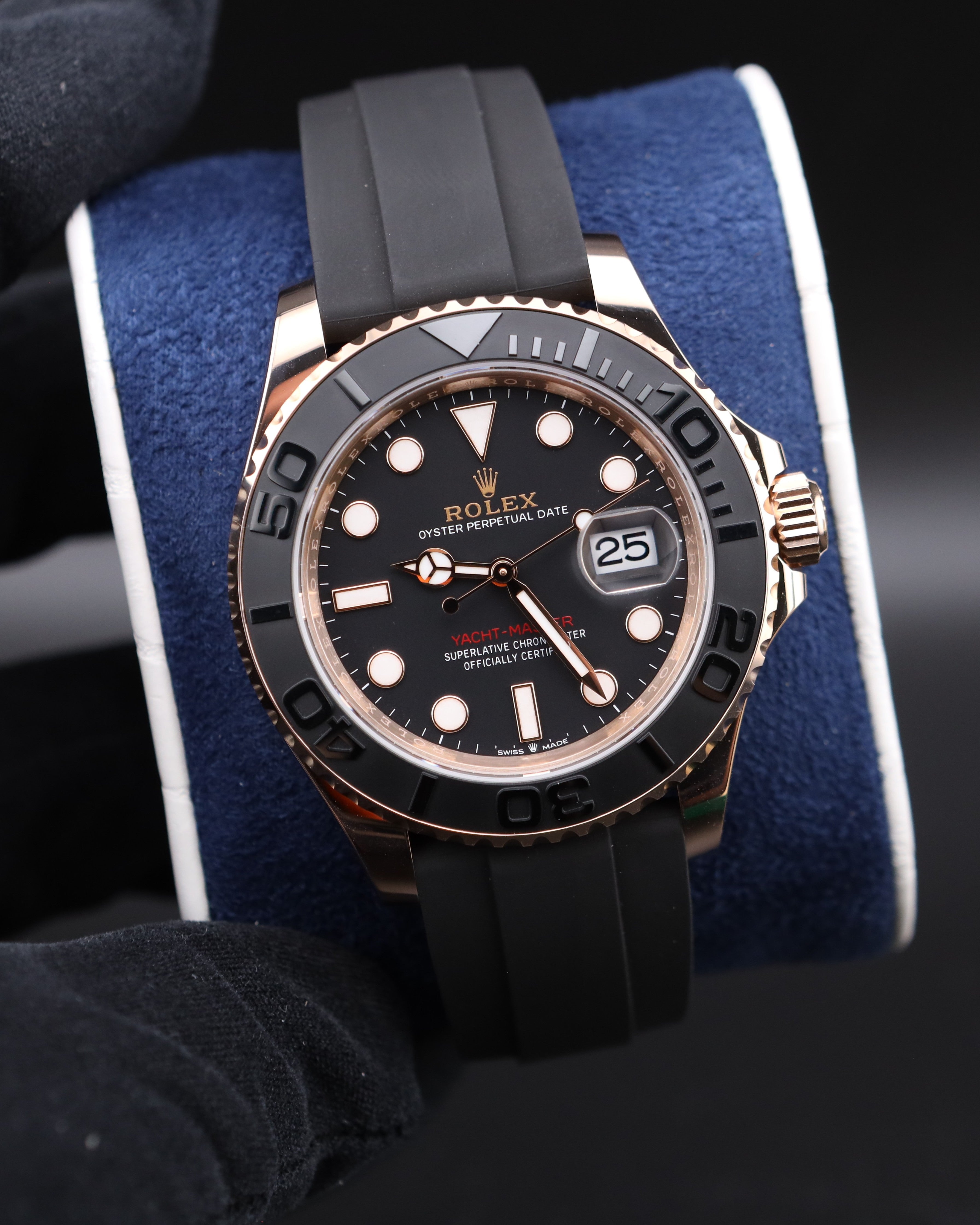 Rolex Yacht-Master 40 Rose Gold on Oysterflex 126655 – MVP