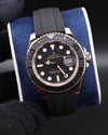 Rolex Yacht-Master 40 Rose Gold 126655 Oysterflex 
