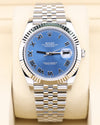 Rolex Datejust 41 Blue Roman Dial on Jubilee 126334