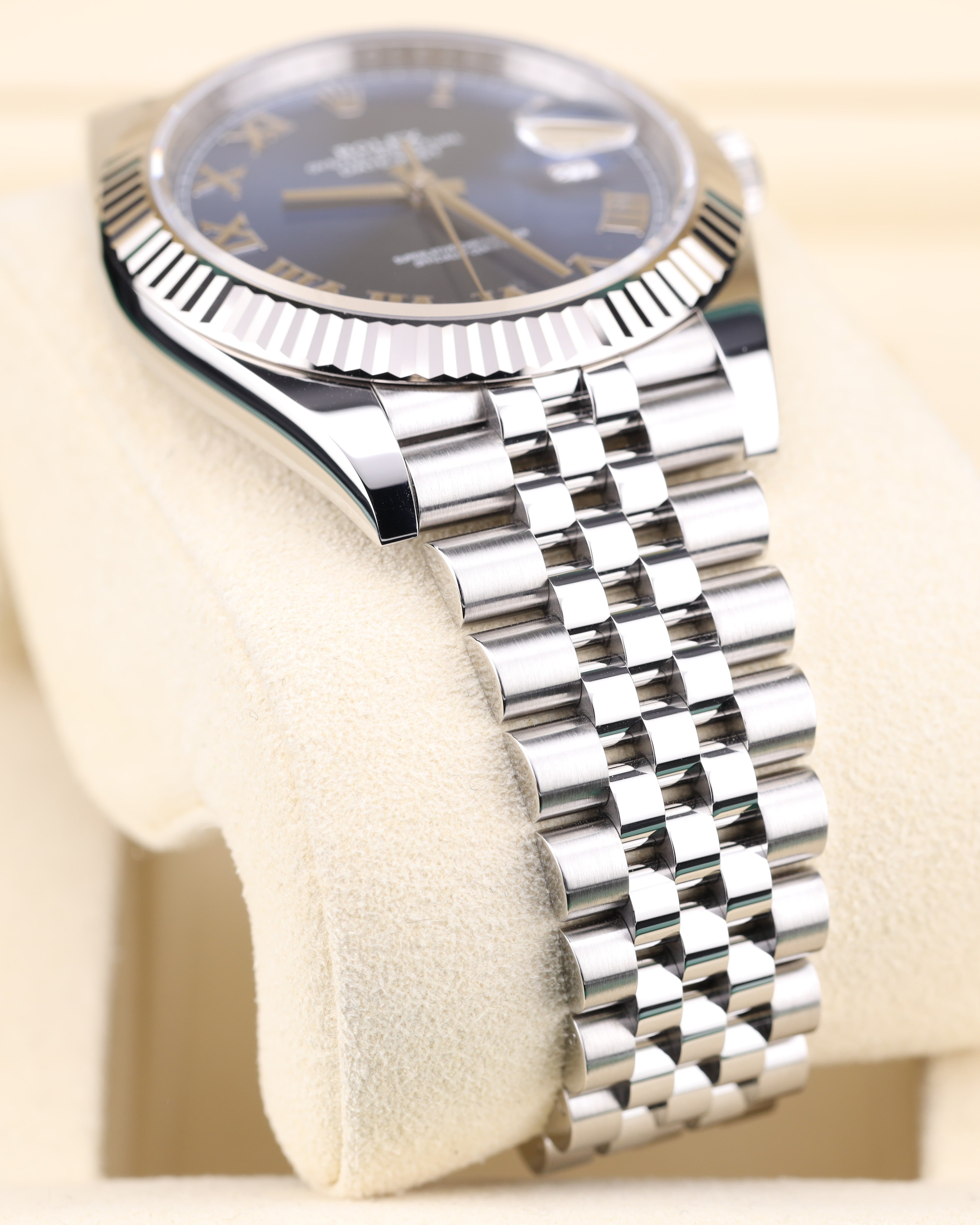 Rolex Datejust 41 Blue Roman Dial on Jubilee 126334