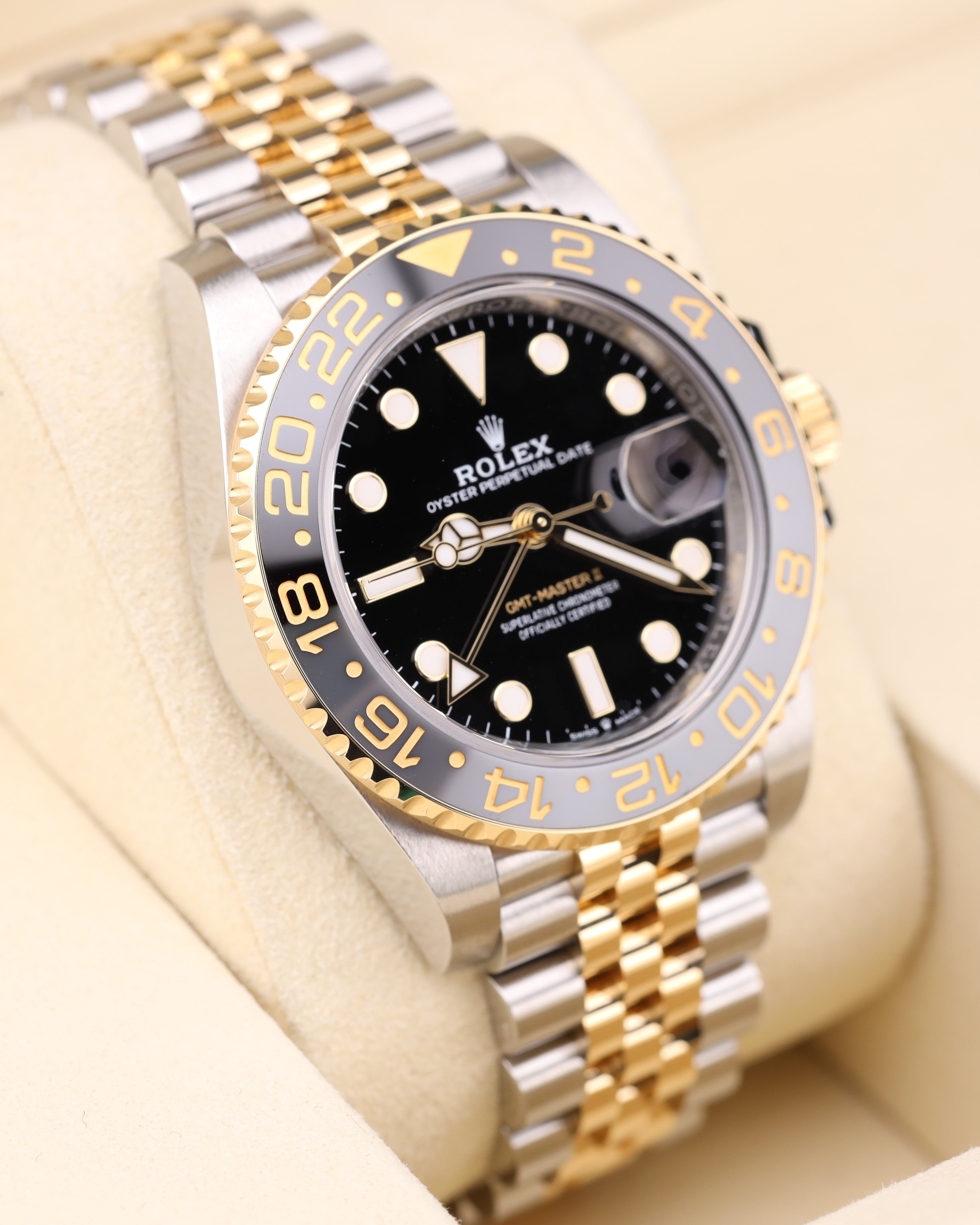 Rolex GMT-Master II Zombie/Bumblebee Two Tone Jubilee 126713GRNR