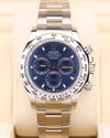 Rolex Daytona Blue Dial White Gold 116509