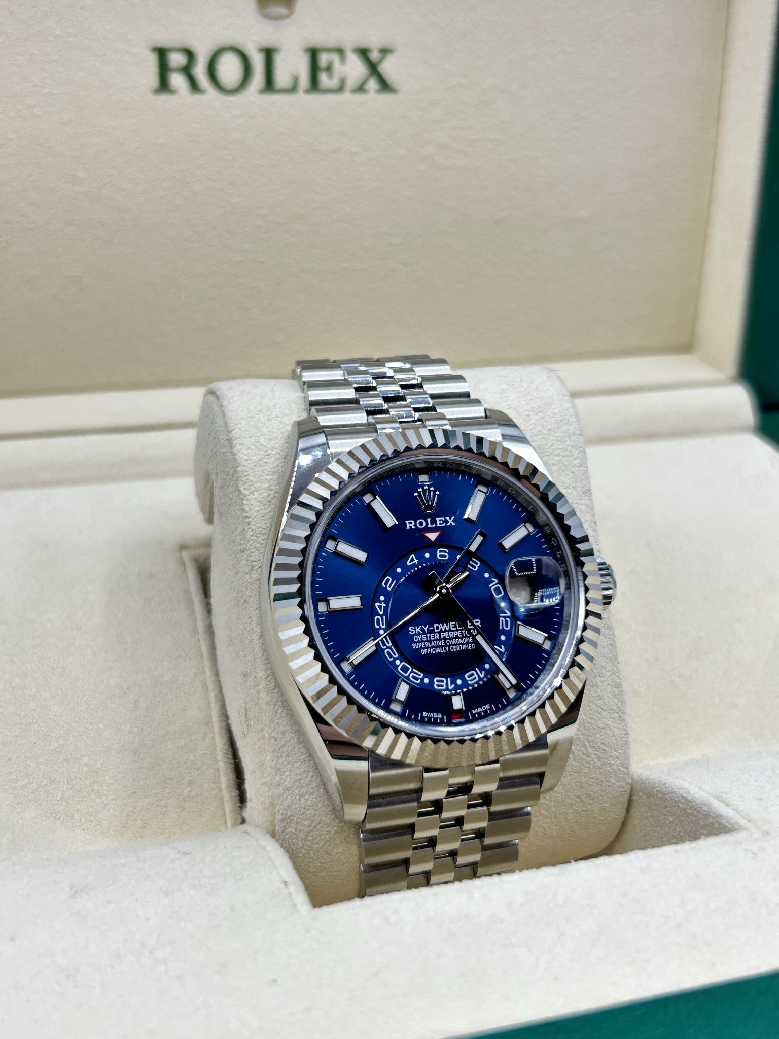 Rolex Sky-Dweller Blue Dial 326934 Jubilee