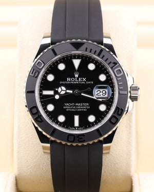 Rolex Yacht-Master 42 Black Dial White Gold on Oysterflex 226659