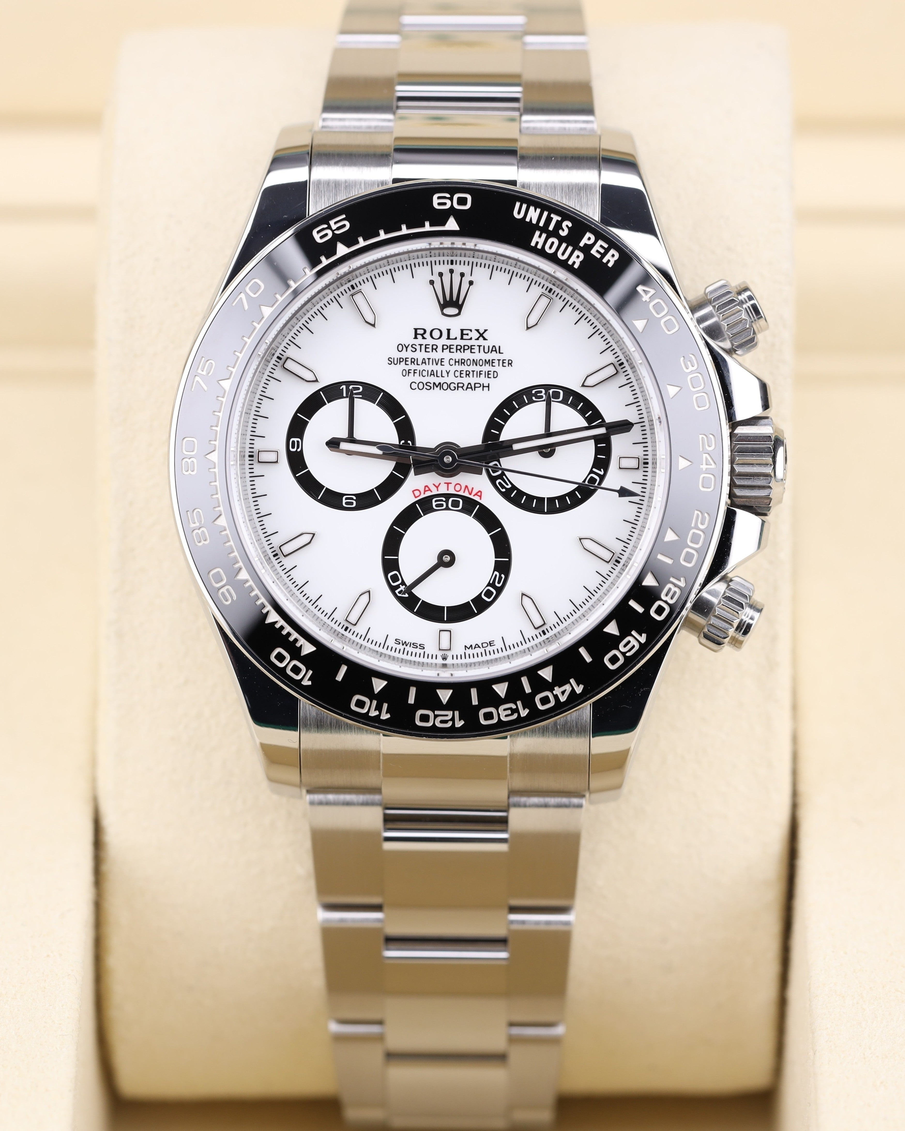 Rolex Daytona Panda White Dial 126500LN – MVP Jewelers Miami