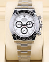Rolex Daytona White Index Dial on Oyster 126500LN