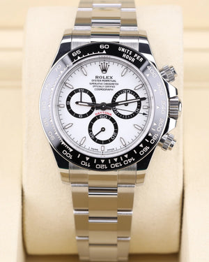 Rolex Daytona White Index Dial on Oyster 126500LN