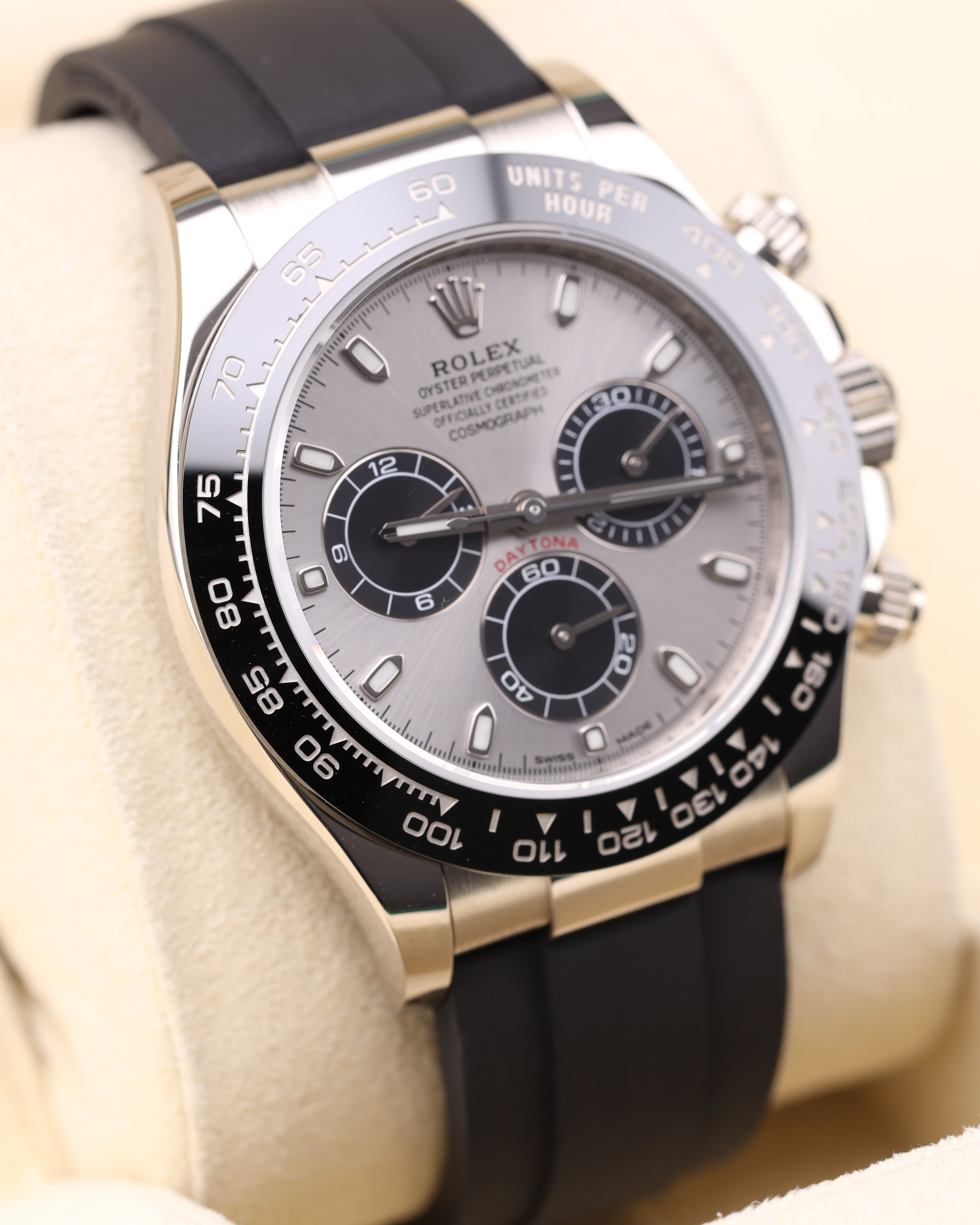 Rolex Daytona Ghost Grey Dial Oysterflex 116519LN