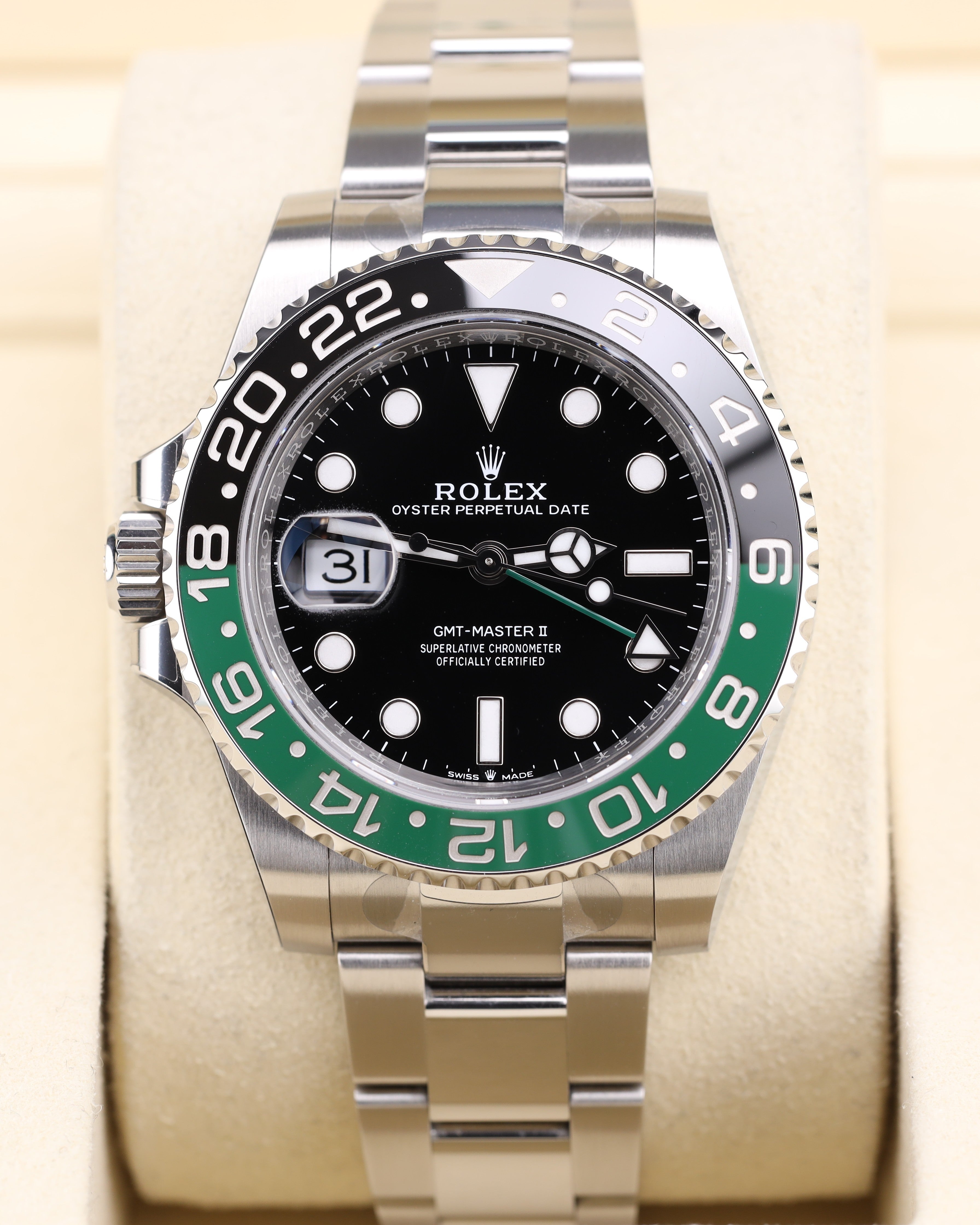 Rolex GMT-Master II Sprite Lefty Green Oyster 126720VTNR – MVP