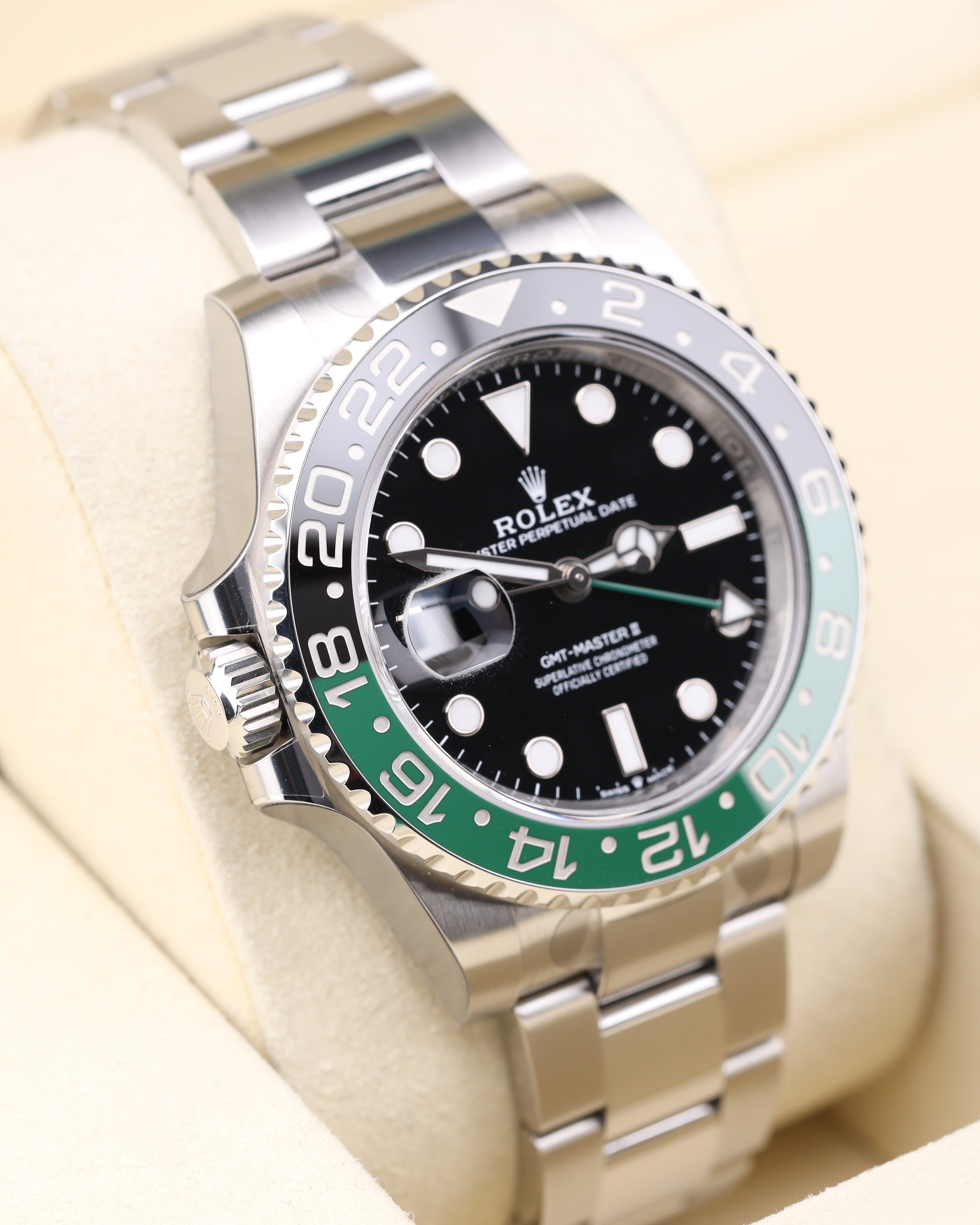 Rolex GMT-Master II Sprite Lefty Green Oyster 126720VTNR