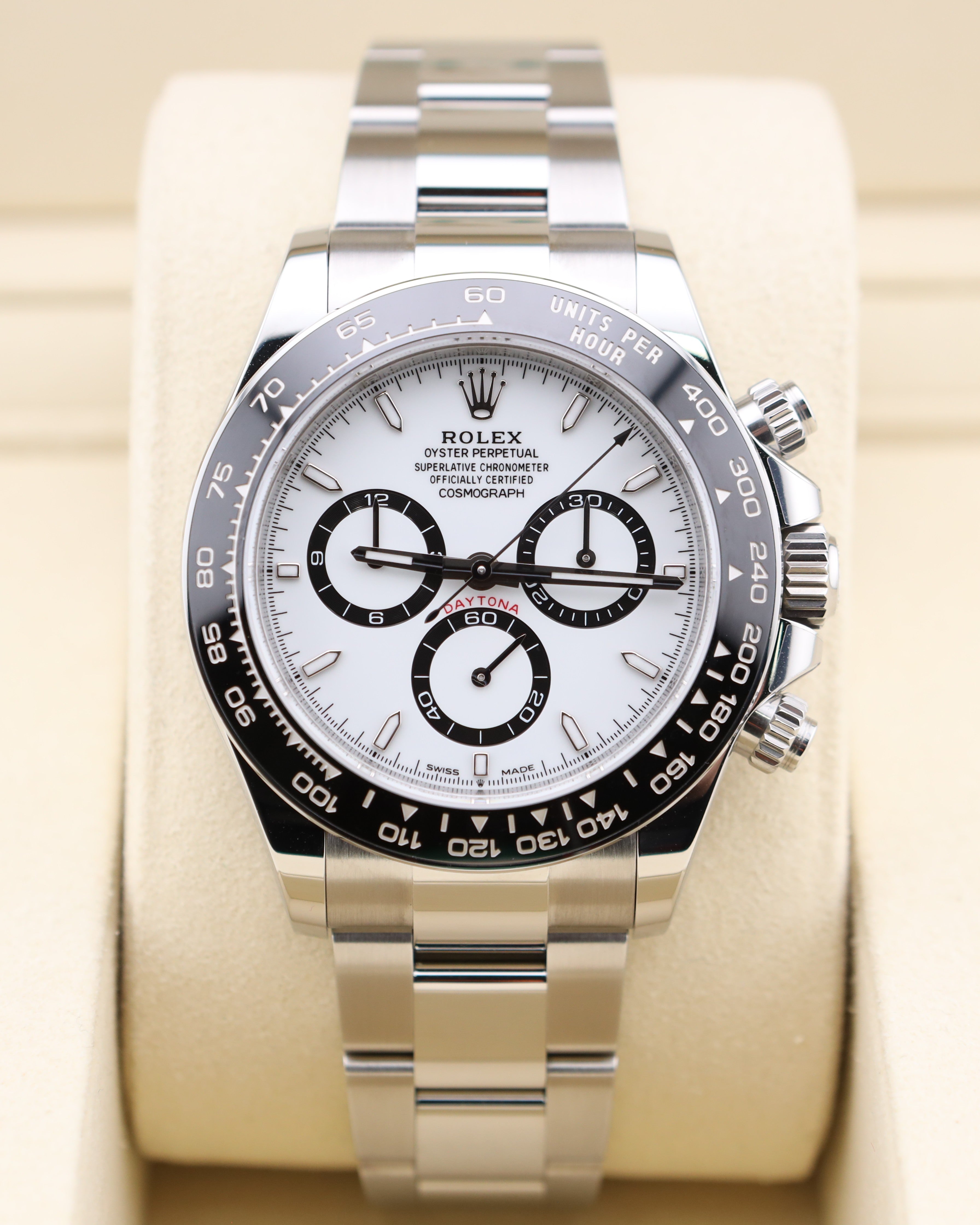 Rolex Daytona Panda White Dial 126500LN – MVP Jewelers Miami