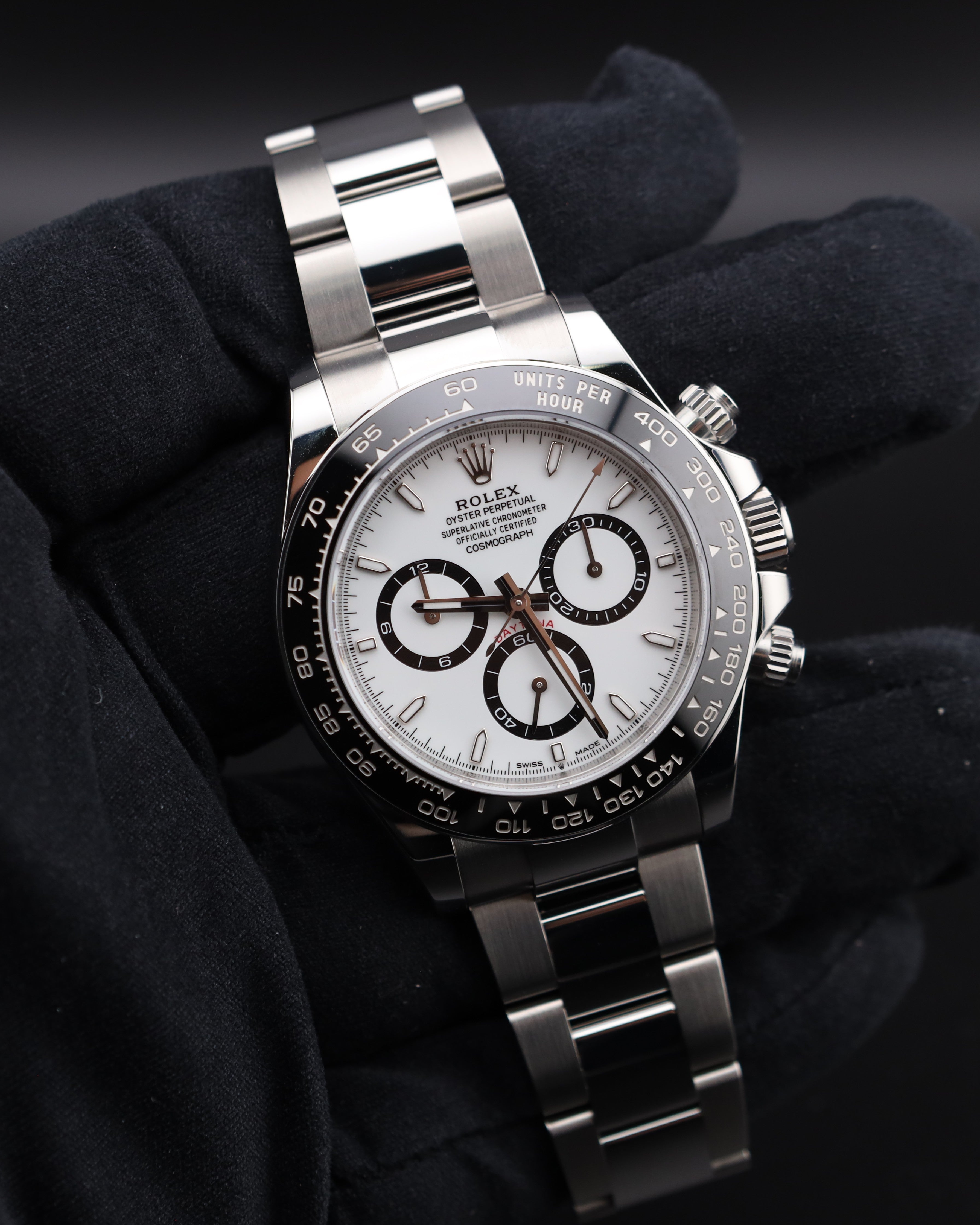 Rolex Daytona Panda White Dial 126500LN – MVP Jewelers Miami