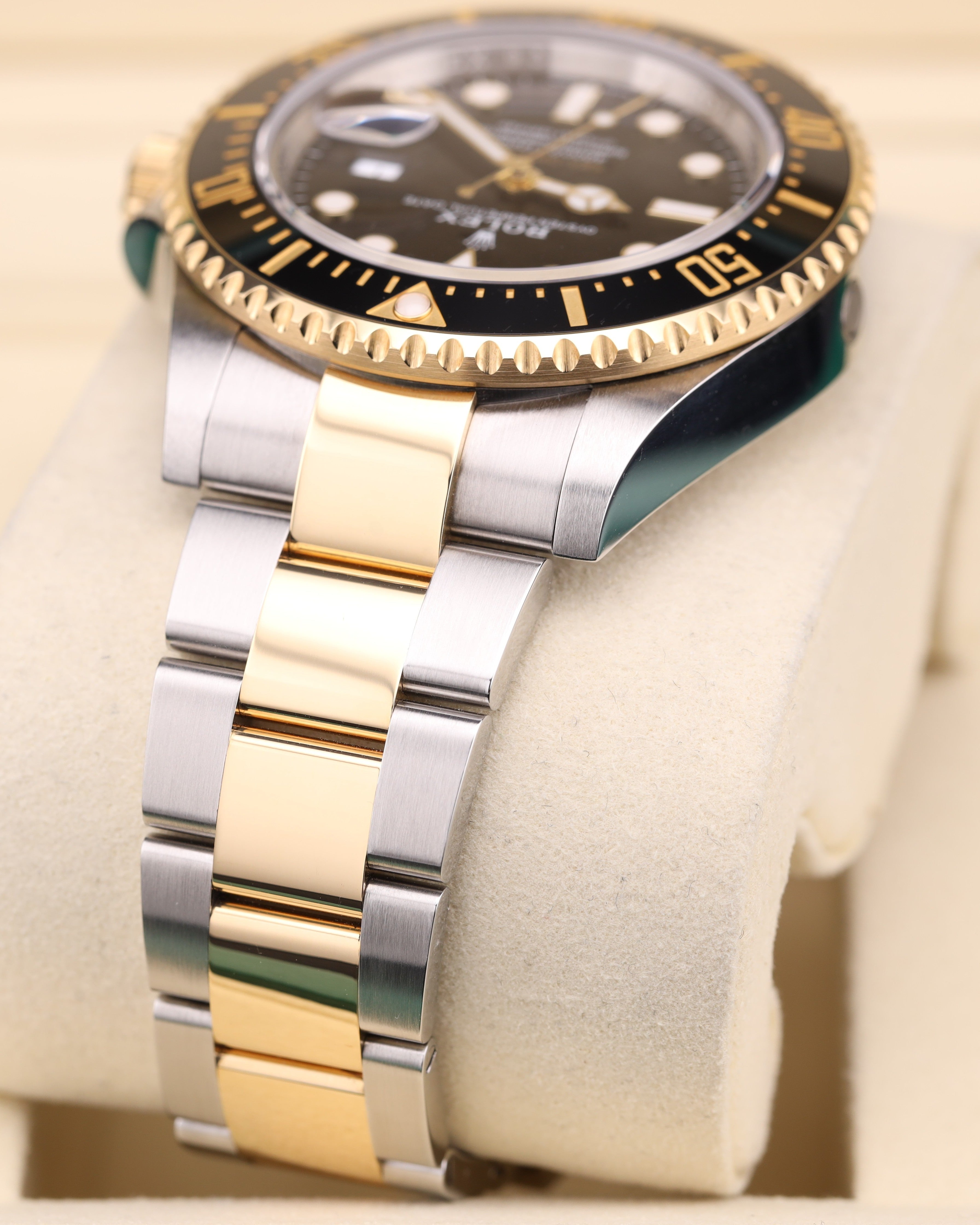 MCワークス　デュアルエッジ　603LR/B ベイトモデル　黒×金 Rolex Sea-Dweller Black Dial Two Tone Yellow Gold on Oyster 126603