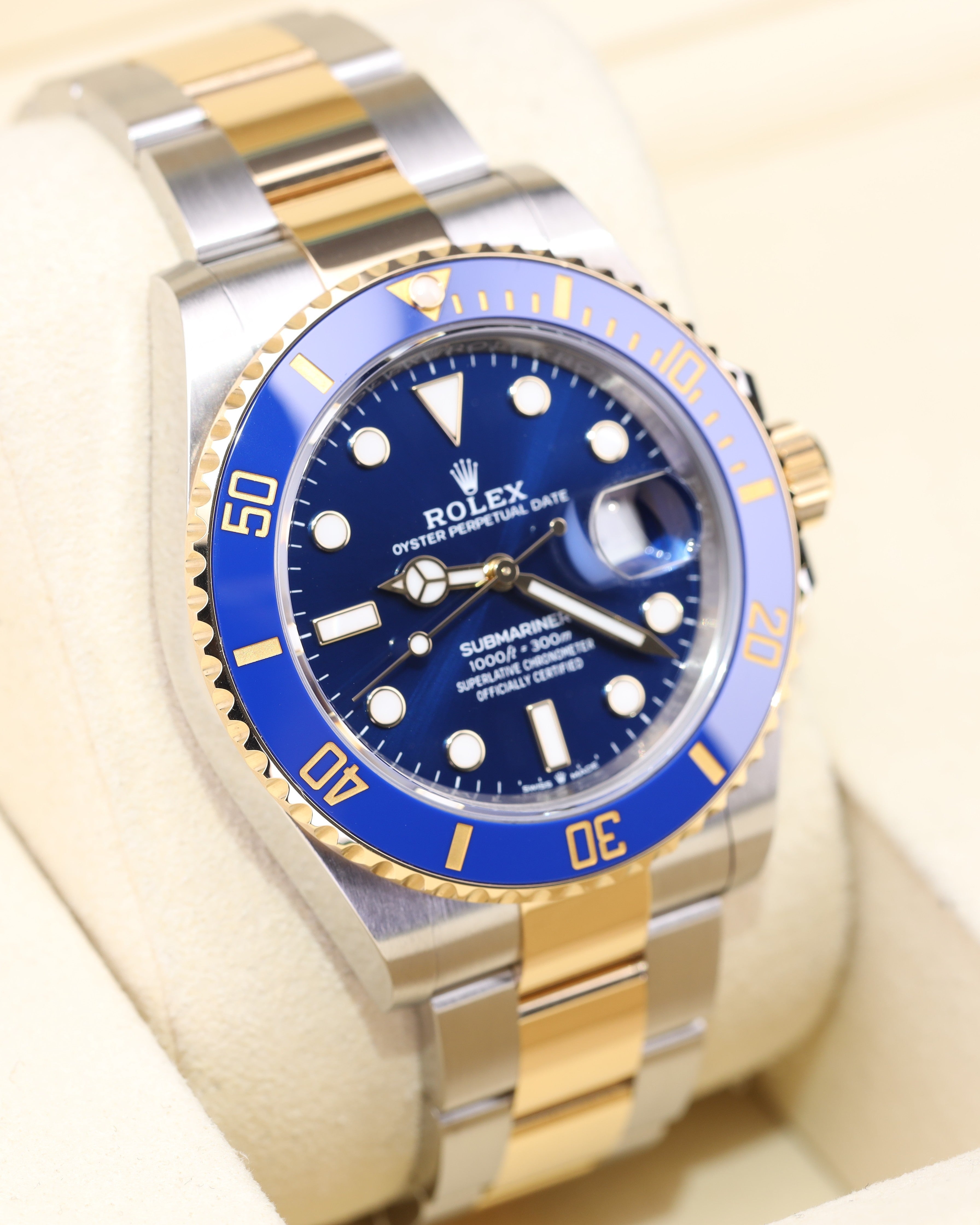 Rolex Submariner Date 41 Bluesy Blue Dial Two Tone Oyster 126613LB