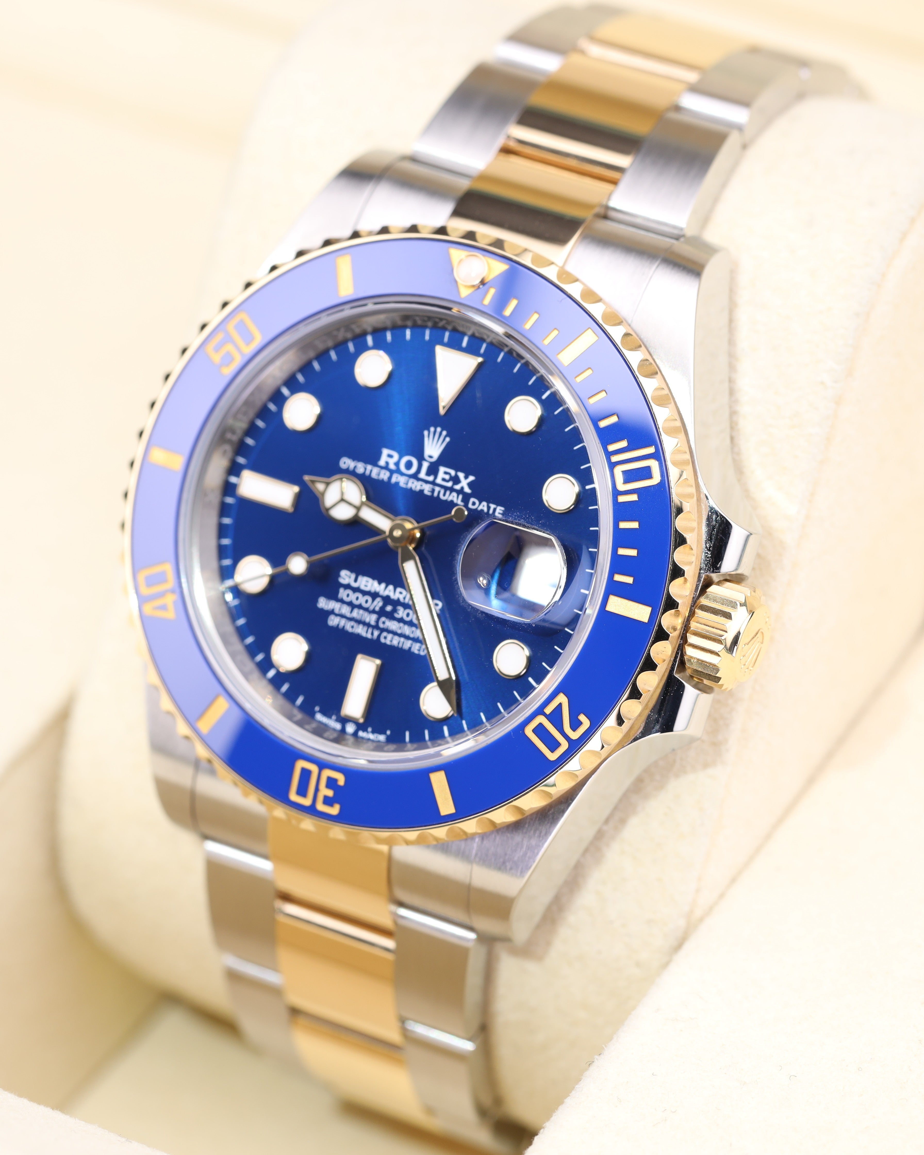 Rolex Submariner Date 41 Bluesy Blue Dial Two Tone Oyster 126613LB