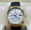 Rolex Sky-Dweller White Oysterflex 326238