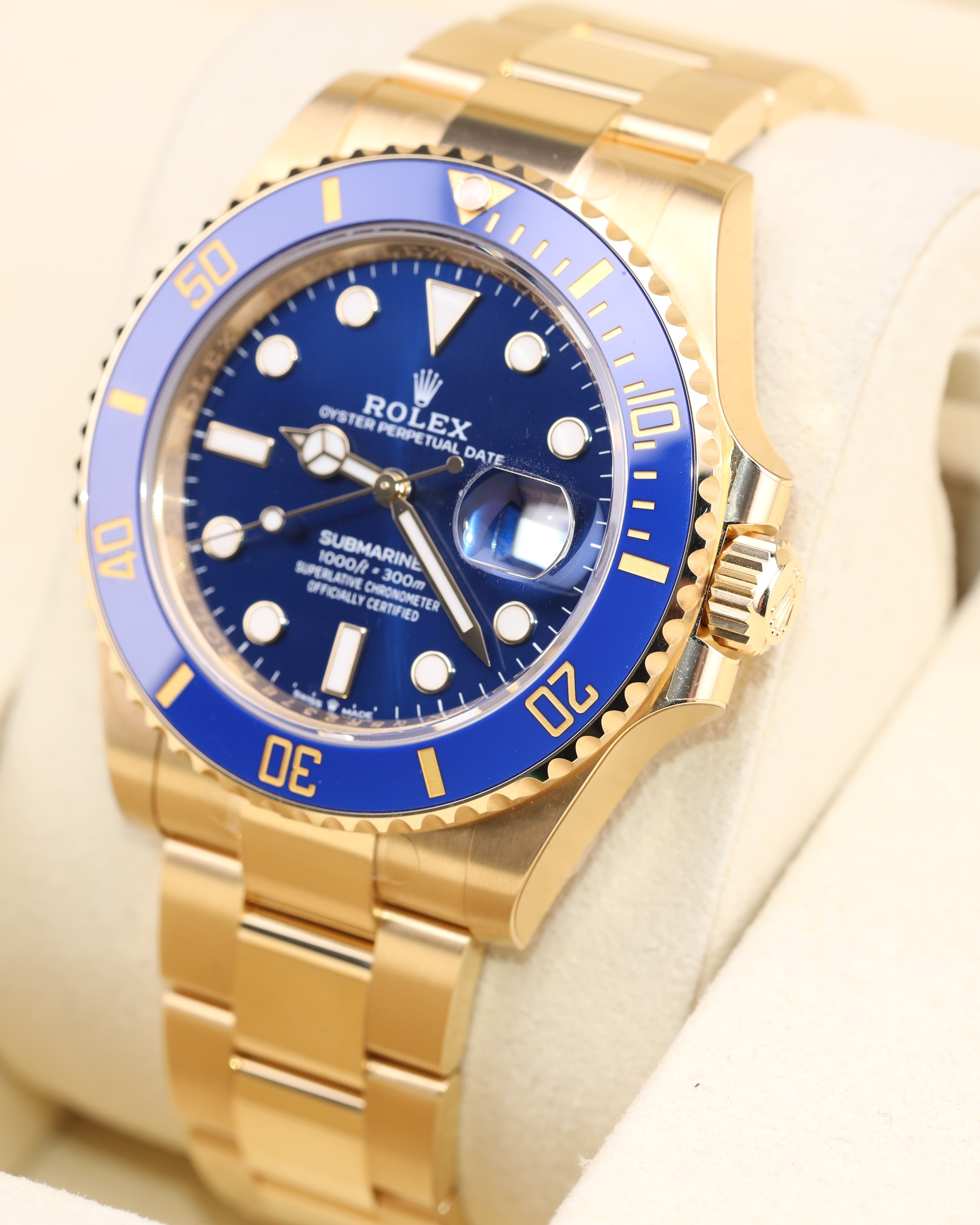 Rolex Submariner Date 41 Bluesy Yellow Gold Oyster 126618LB - 2026