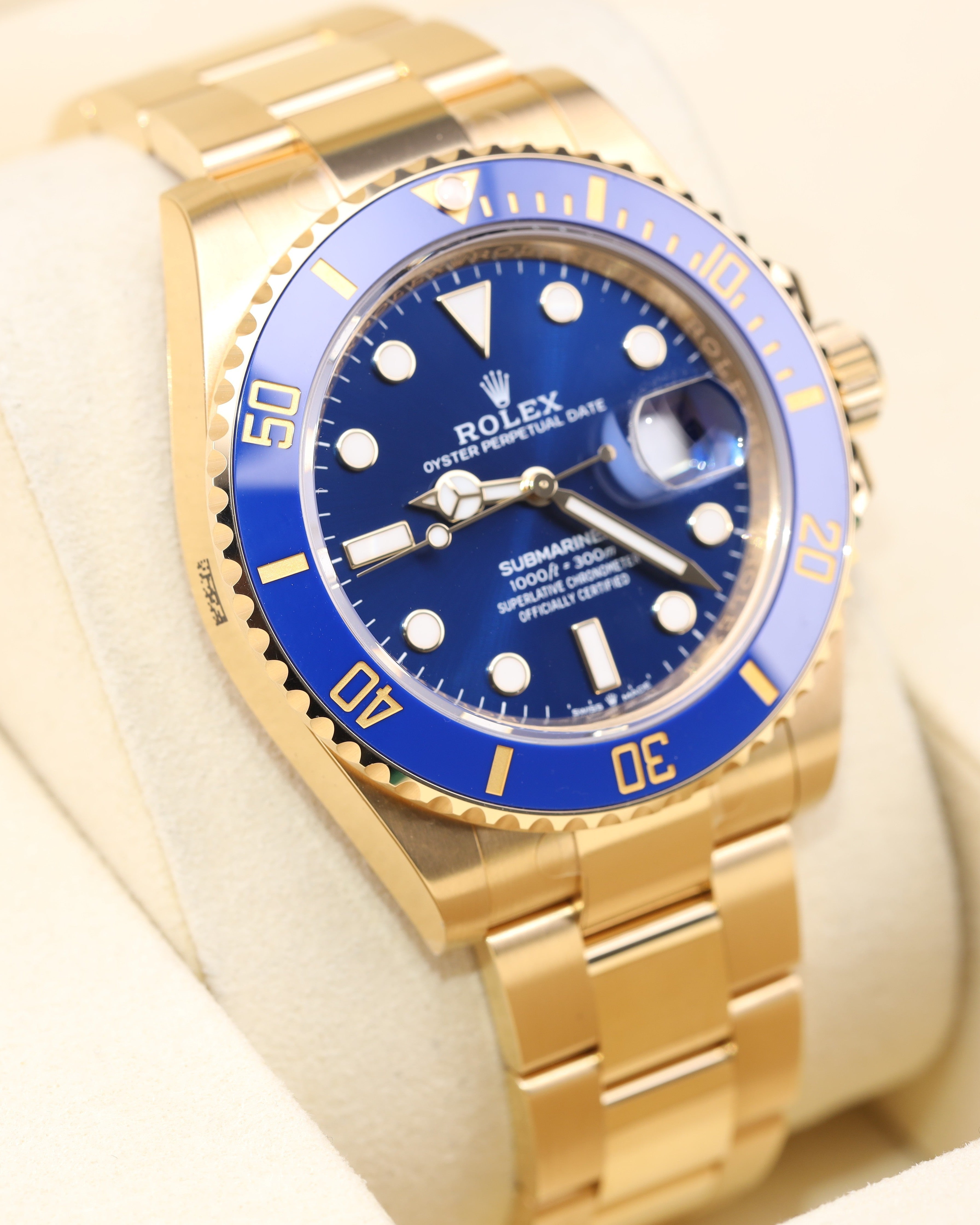 Rolex Submariner Date 41 Bluesy Yellow Gold Oyster 126618LB - 2026