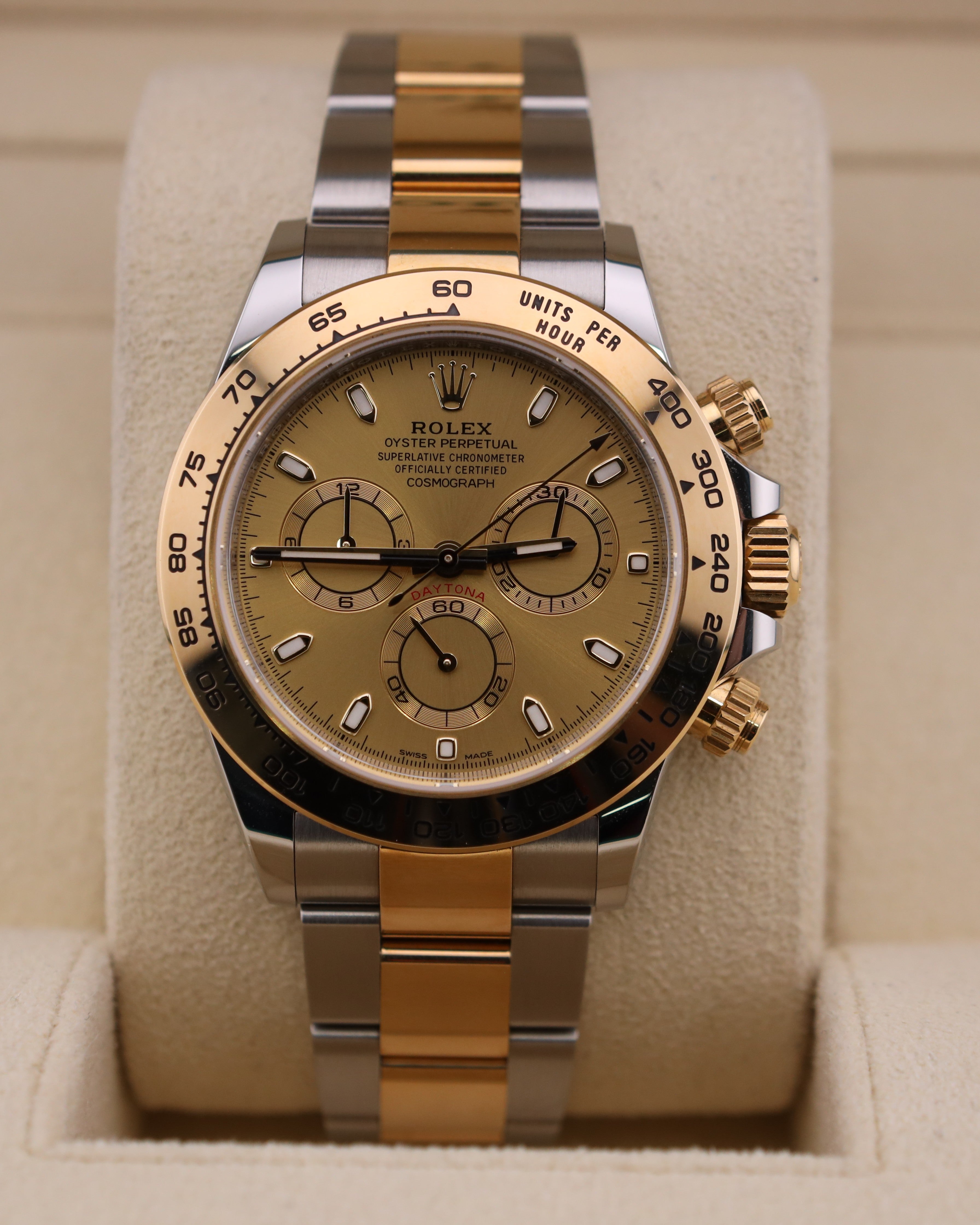 Rolex Daytona Champagne Dial Two Tone on Oyster 116503 - 2023