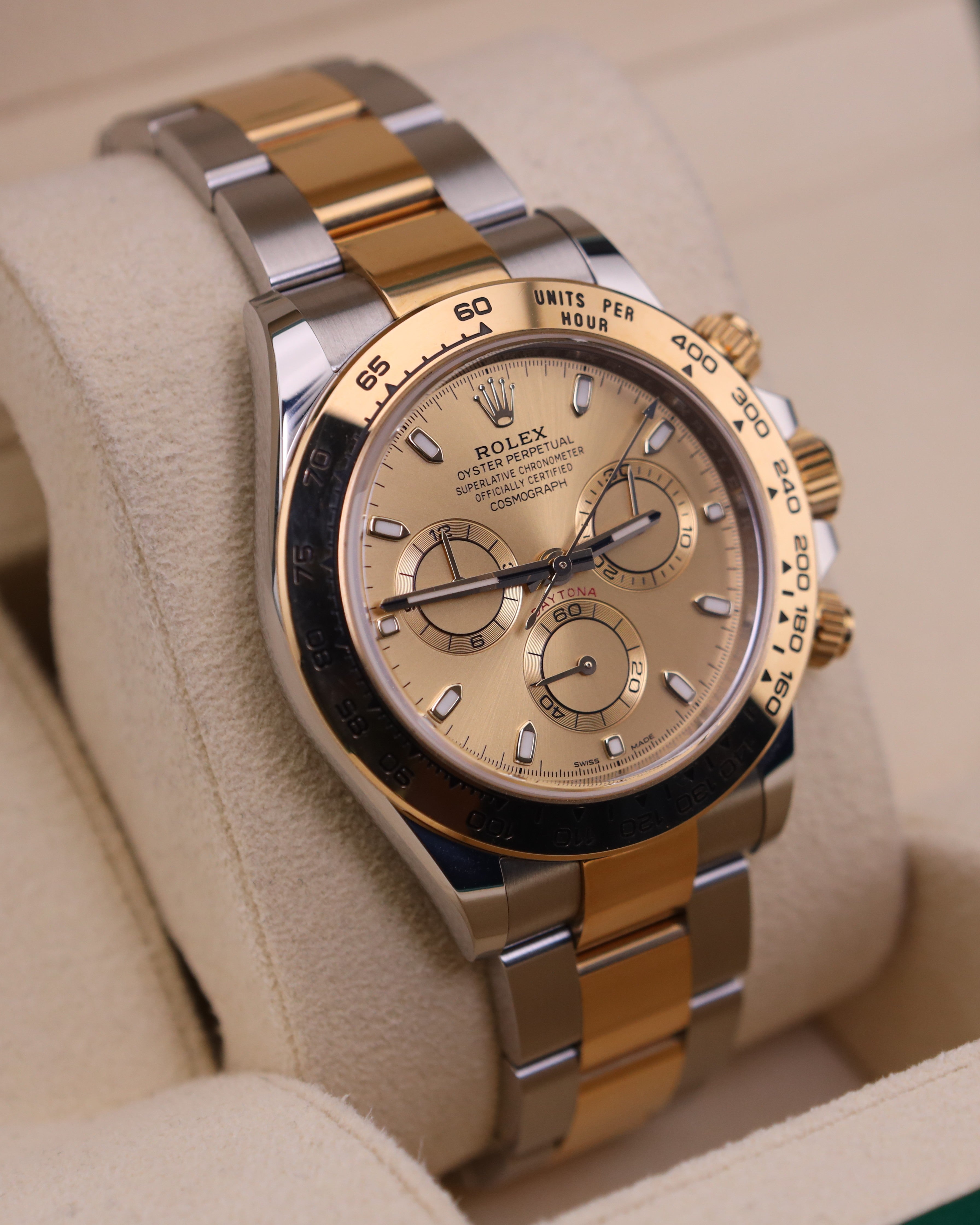 Rolex Daytona Champagne Dial Two Tone on Oyster 116503 - 2023
