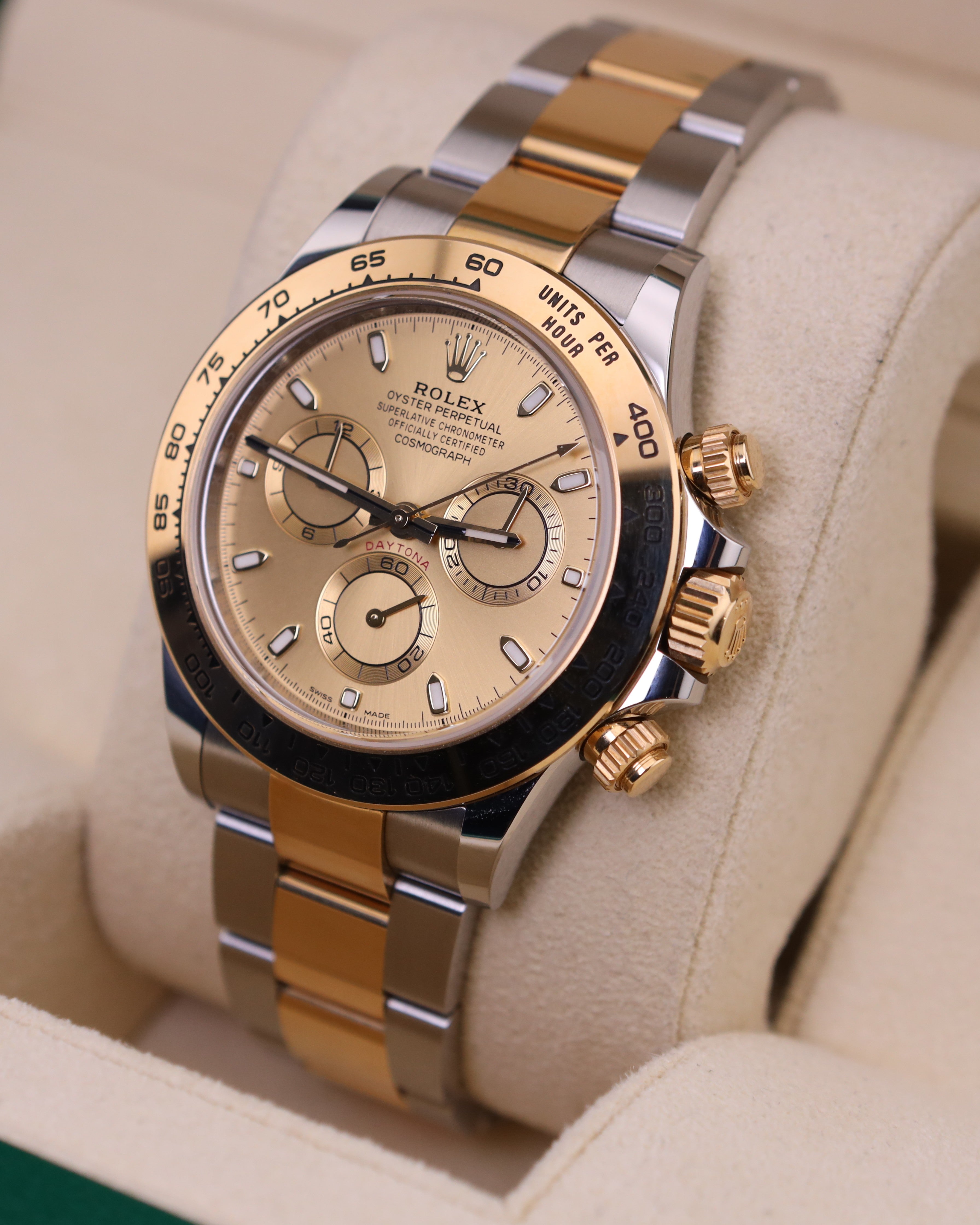 Rolex Daytona Champagne Dial Two Tone on Oyster 116503 - 2023