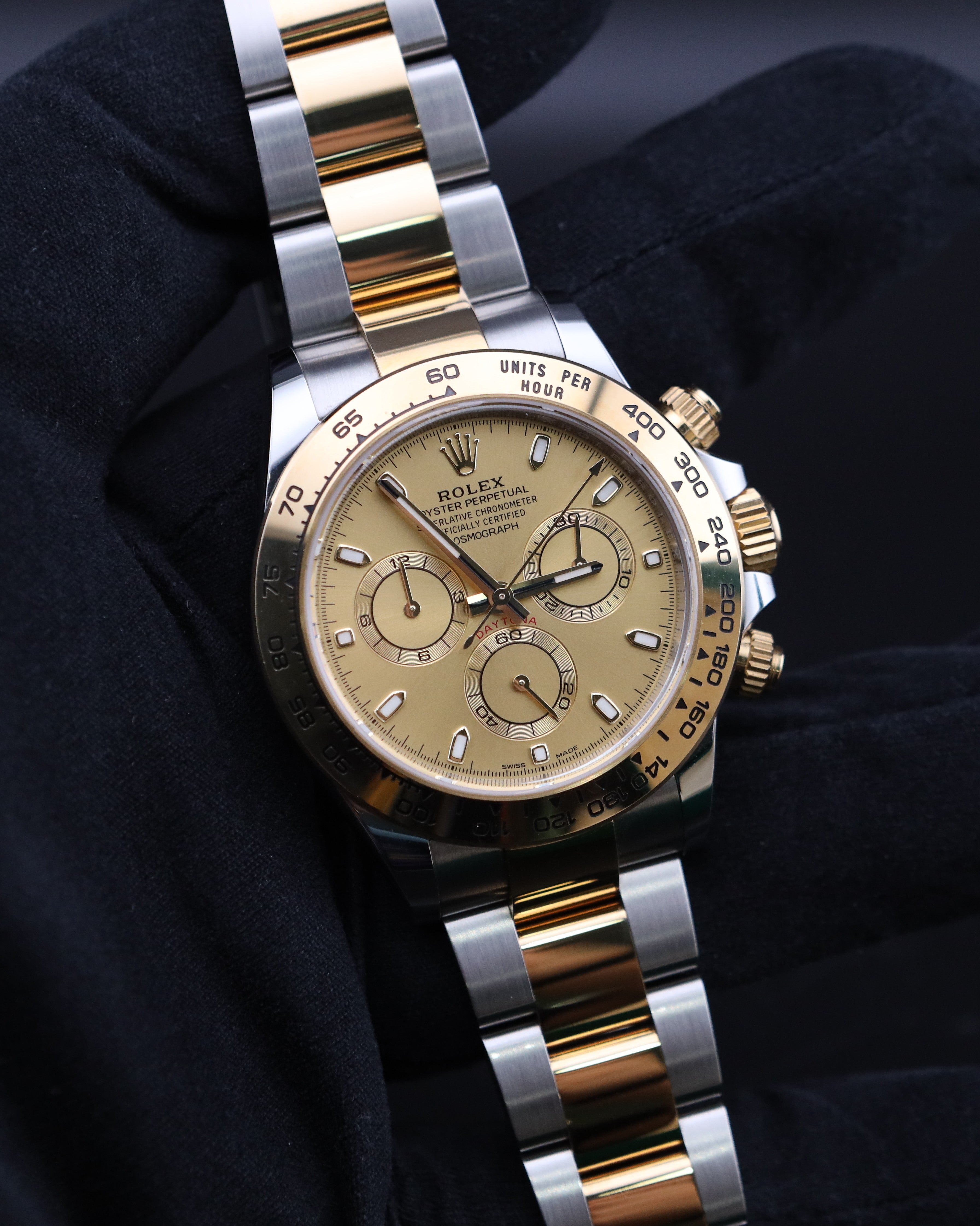 Rolex Daytona Champagne Dial Two Tone on Oyster 116503