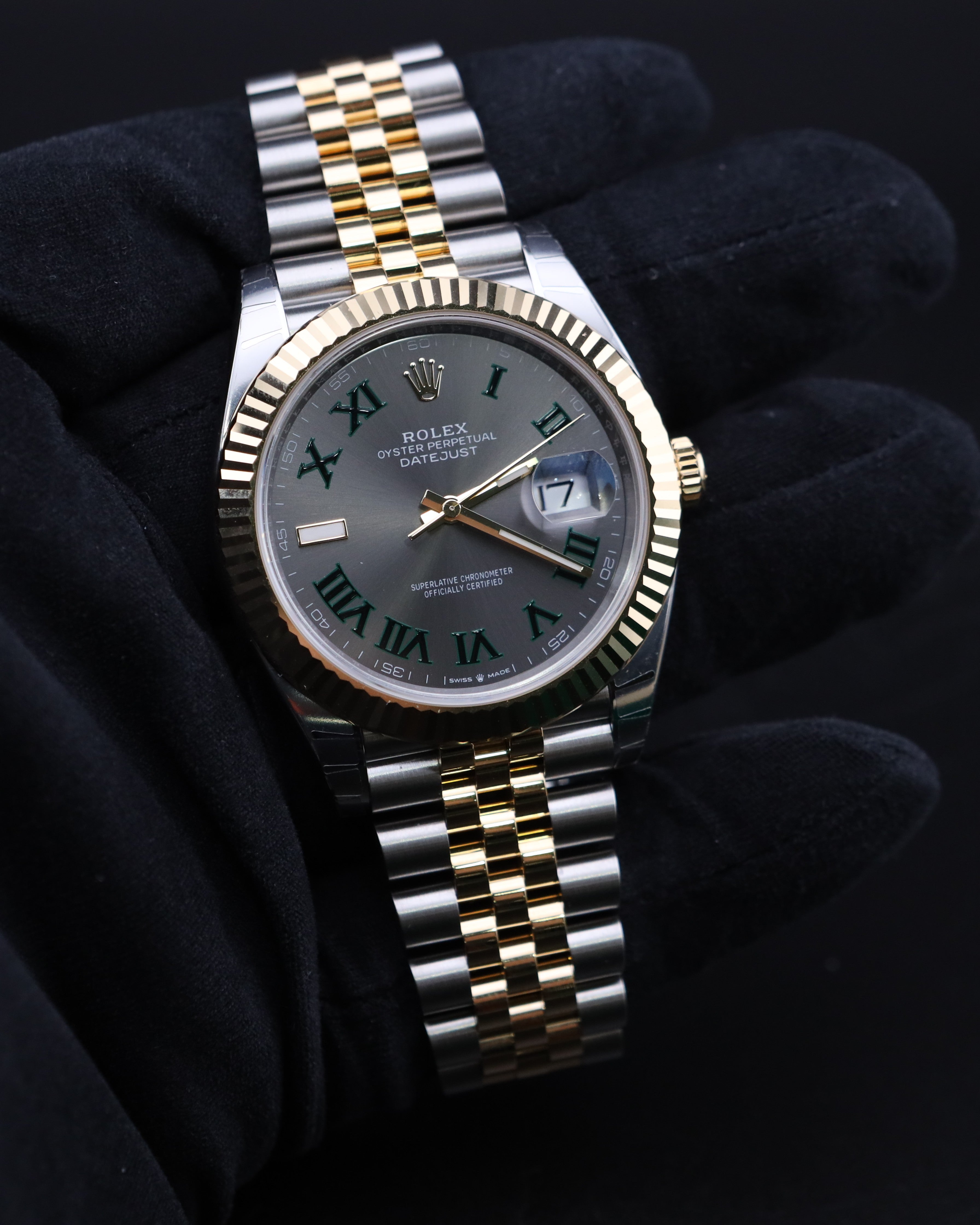 Rolex Datejust 41 Wimbledon Dial on Jubilee 126333 - 2025