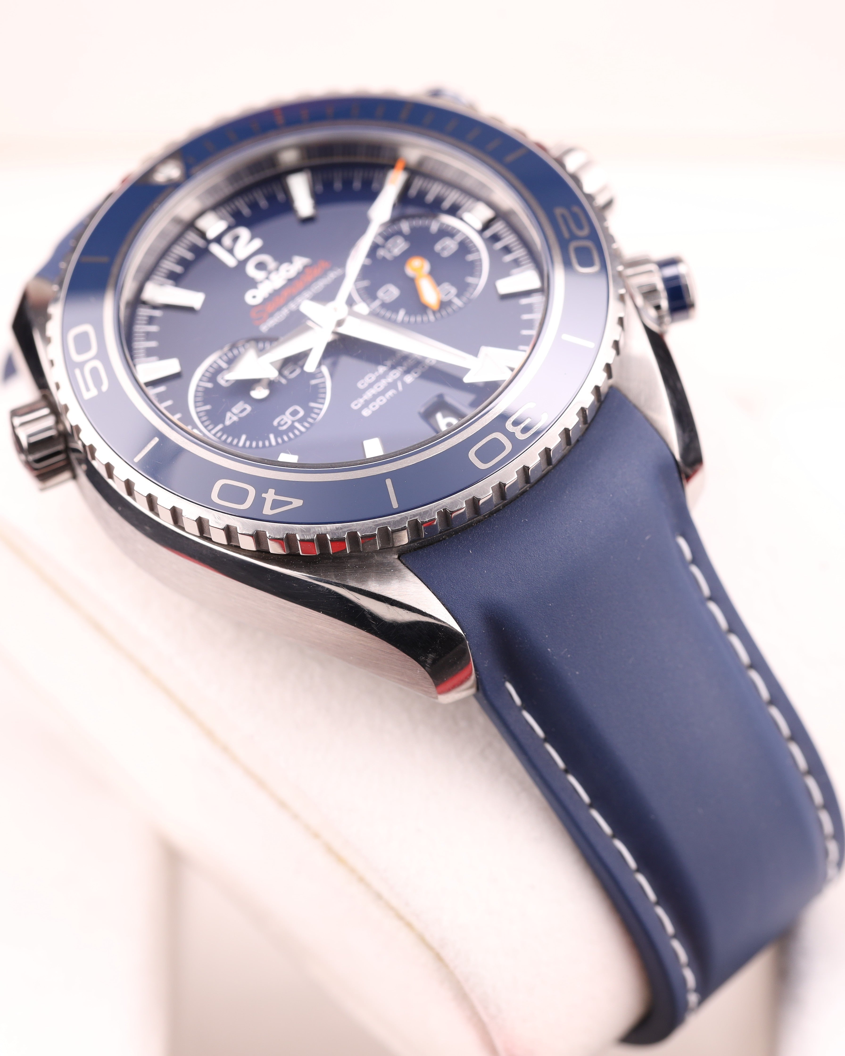 Omega Seamaster Planet Ocean Chronograph Blue Strap 232.92.46.51.03.001
