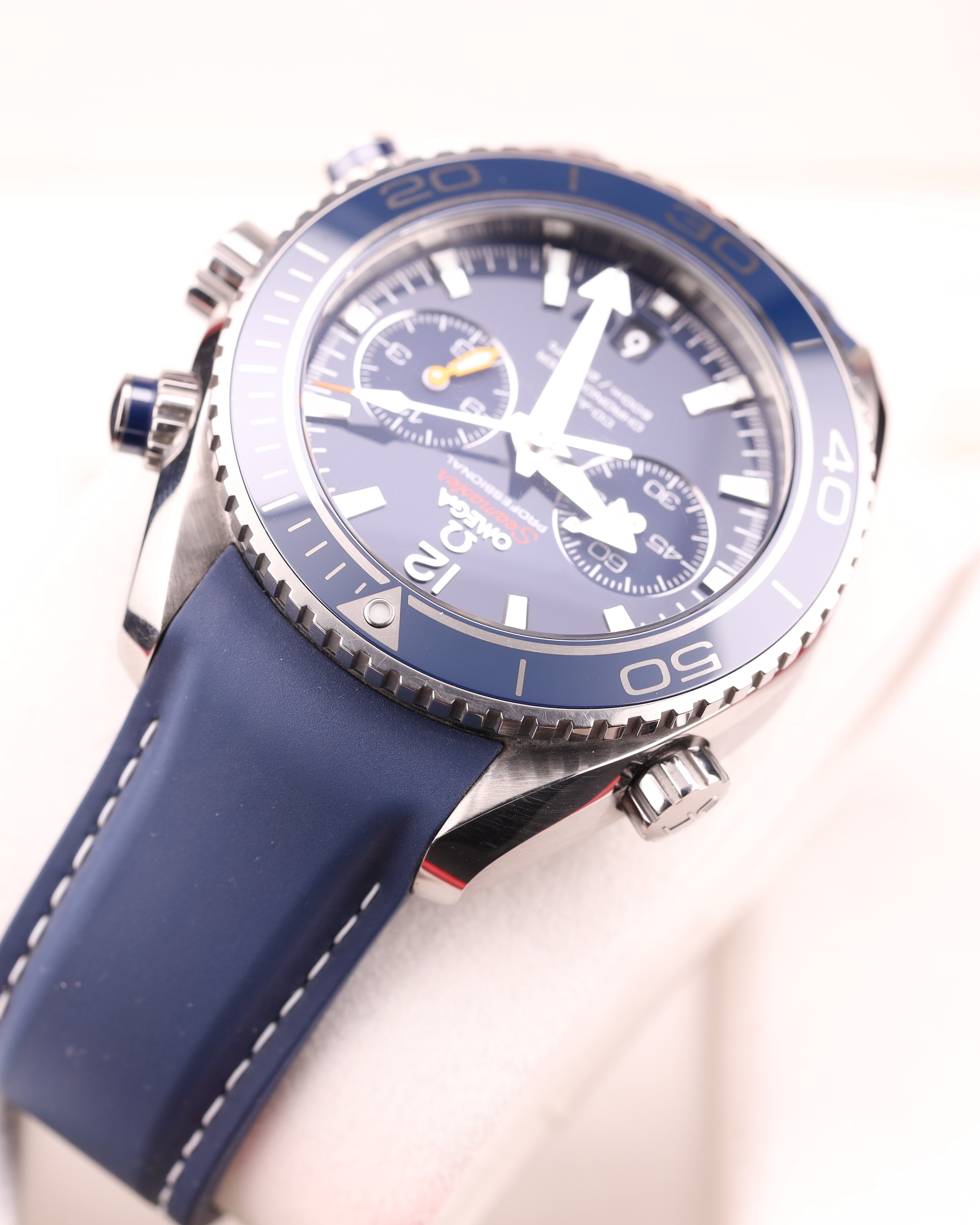 Omega Seamaster Planet Ocean Chronograph Blue Strap 232.92.46.51.03.001
