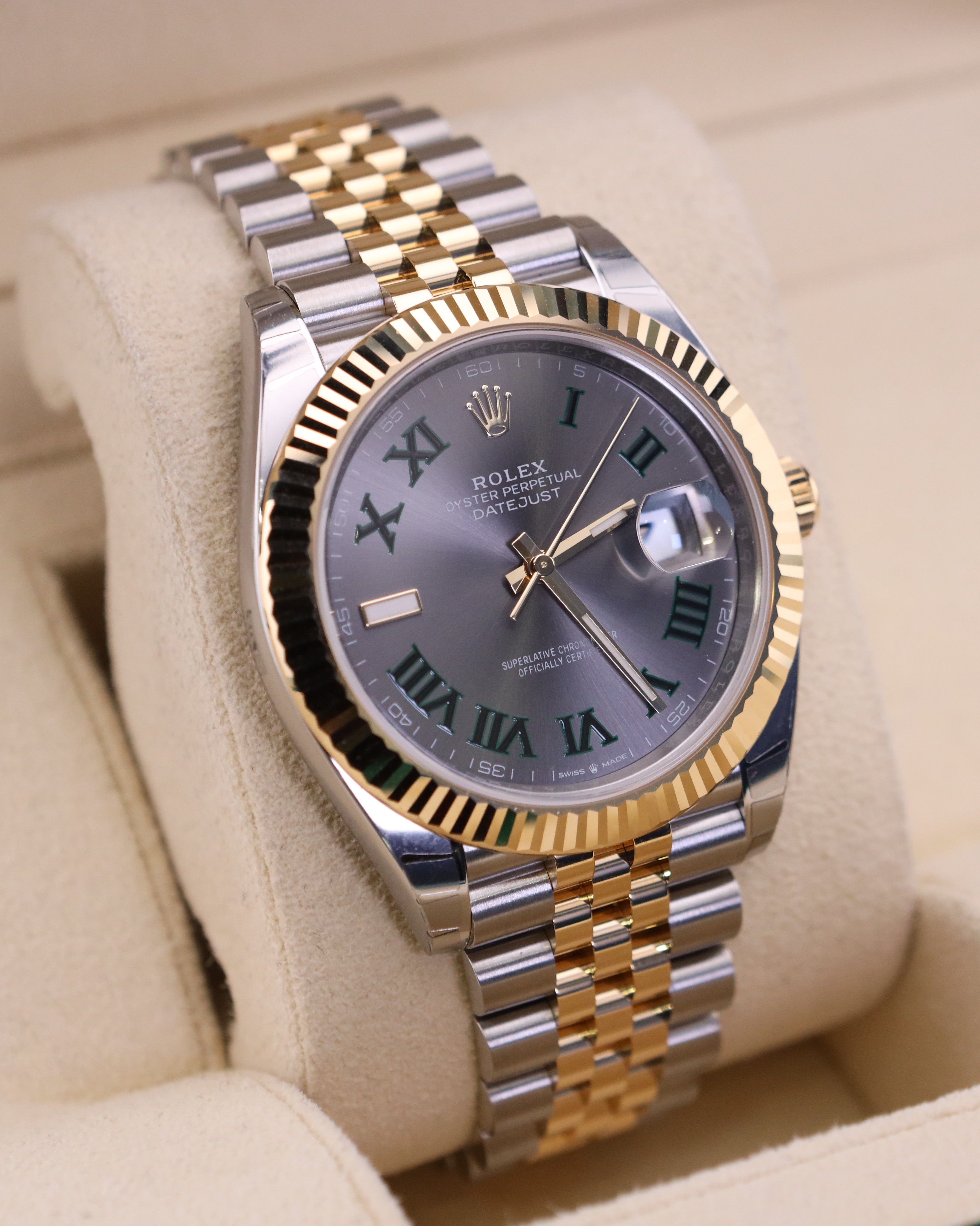 Rolex Datejust 41 Wimbledon Dial on Jubilee 126333 - 2025