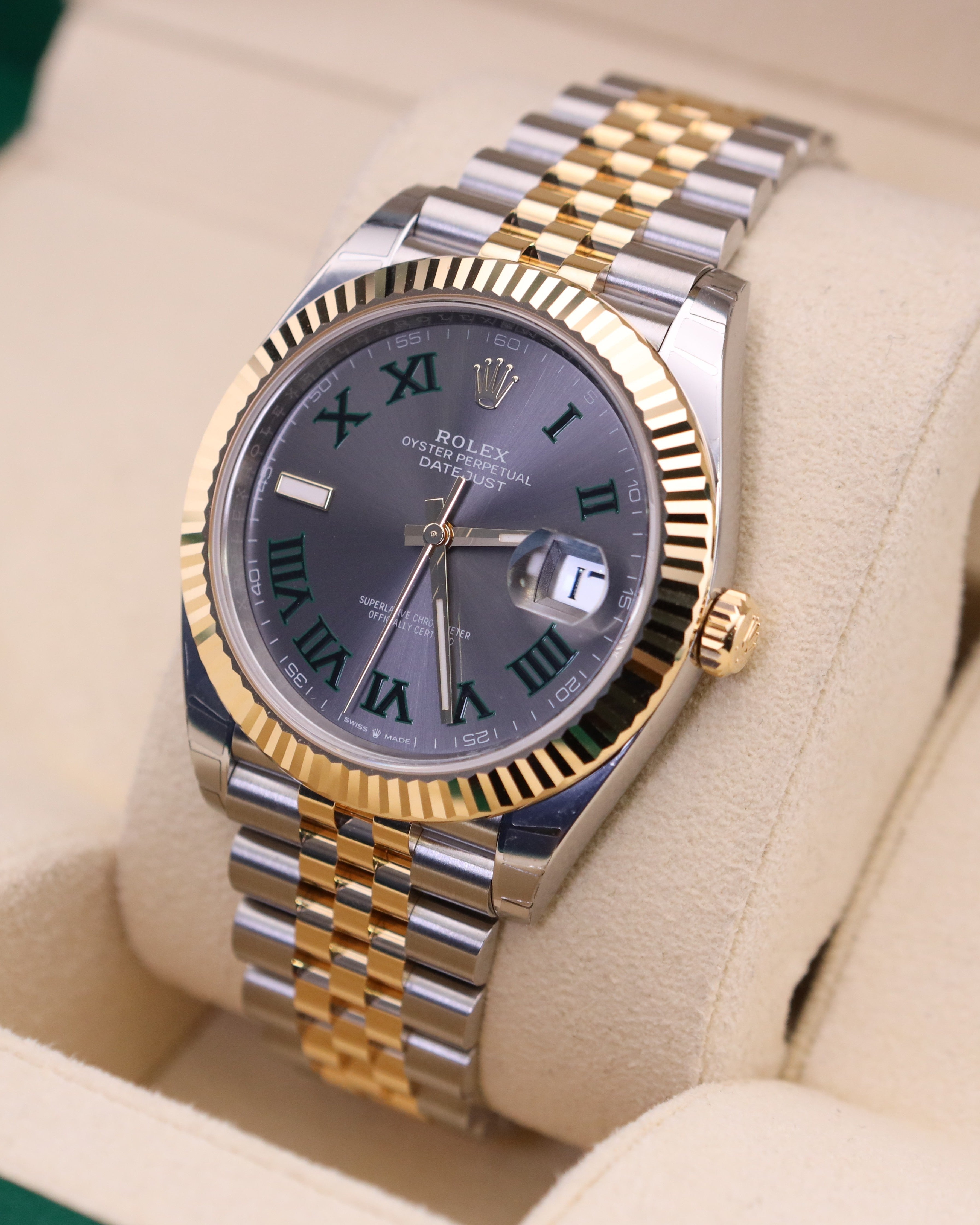 Rolex Datejust 41 Wimbledon Dial on Jubilee 126333 - 2025