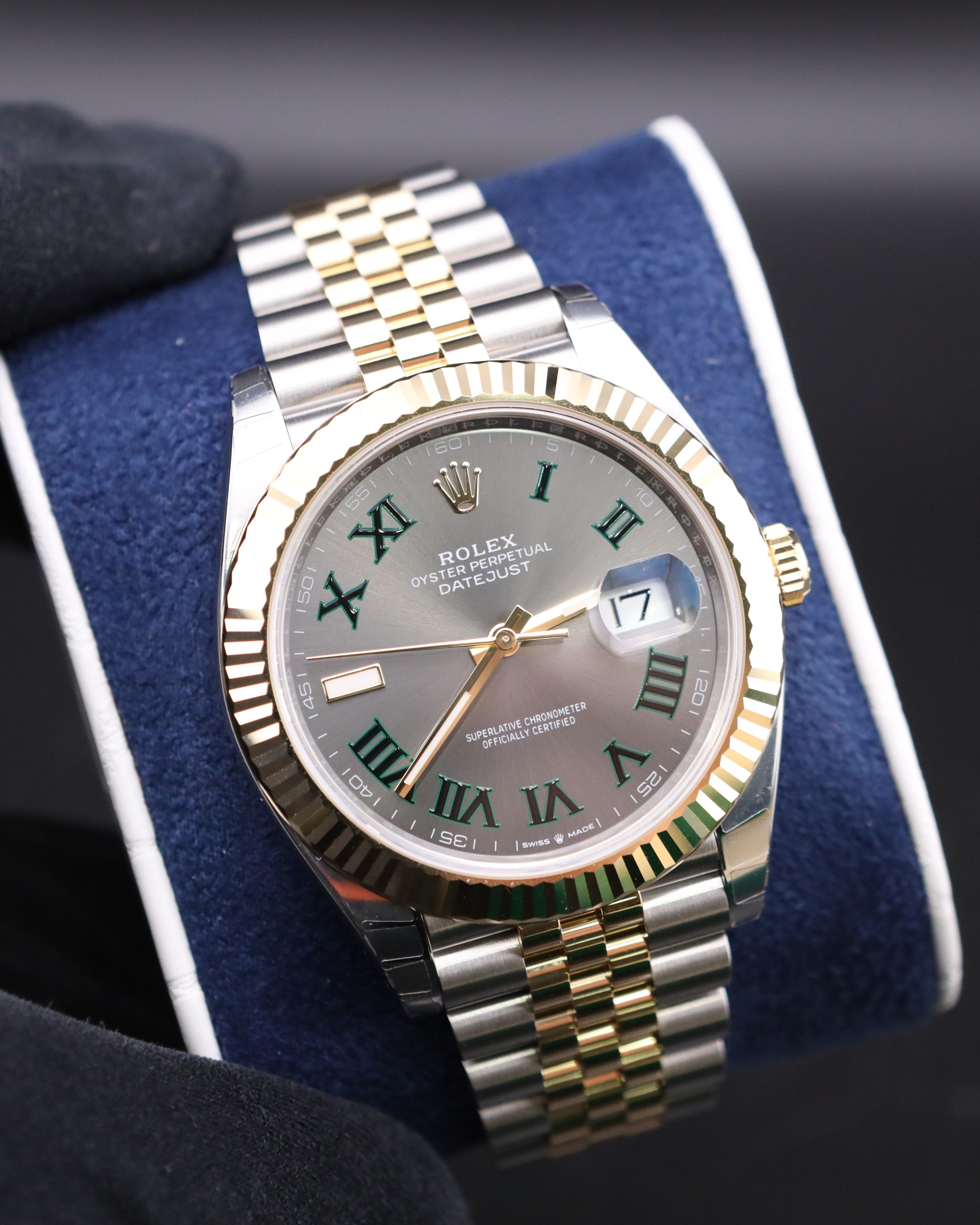 Rolex Datejust 41 Wimbledon Dial on Jubilee 126333 - 2025