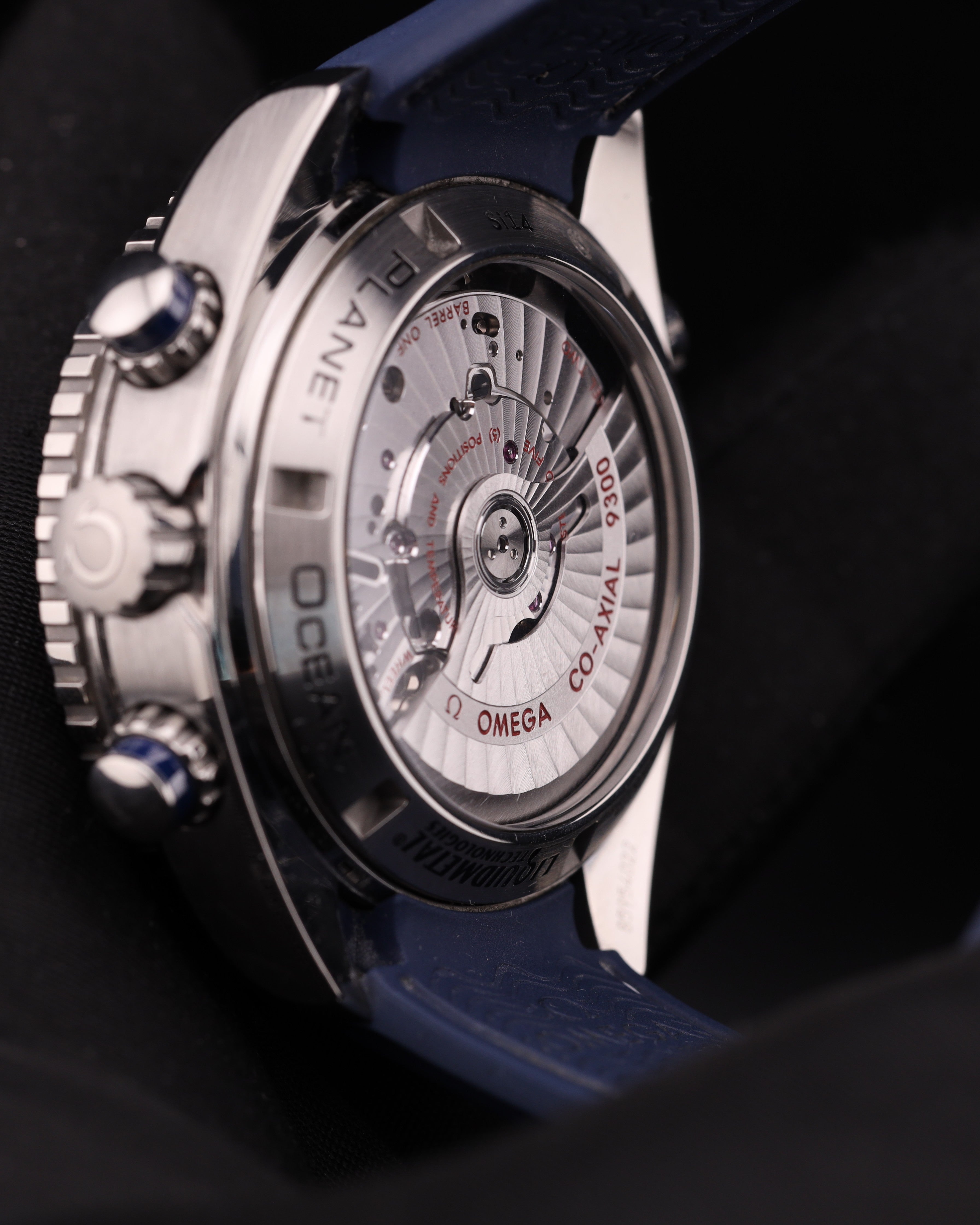 Omega Seamaster Planet Ocean Chronograph Blue Strap 232.92.46.51.03.001