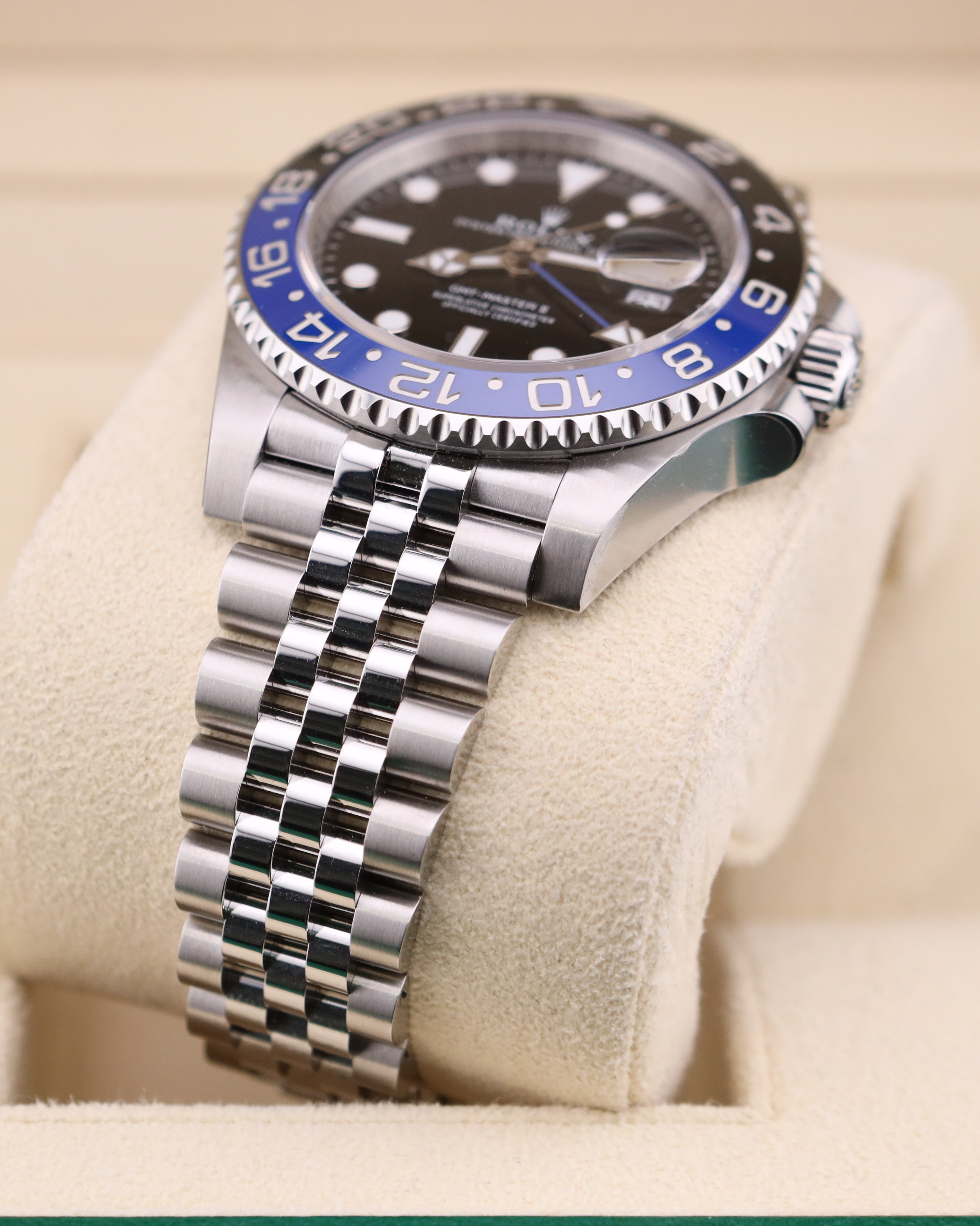 Factory Stickers Rolex GMT-Master II Batgirl on Jubilee 126710BLNR - 2025
