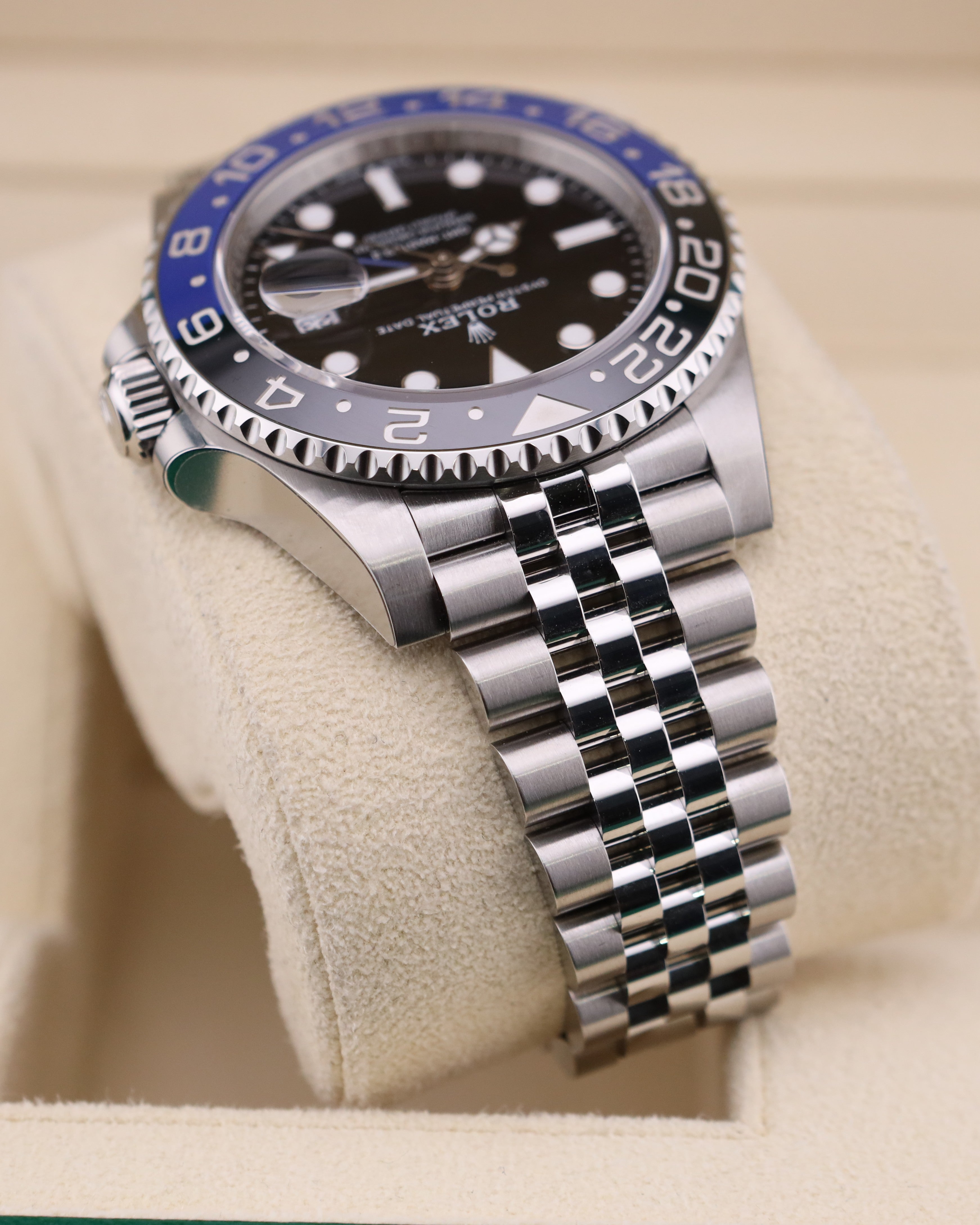 Factory Stickers Rolex GMT-Master II Batgirl on Jubilee 126710BLNR - 2025