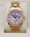 Rolex Day-Date 39mm Meteorite Diamond Dial Master Piece 18948 18k Yellow Gold
