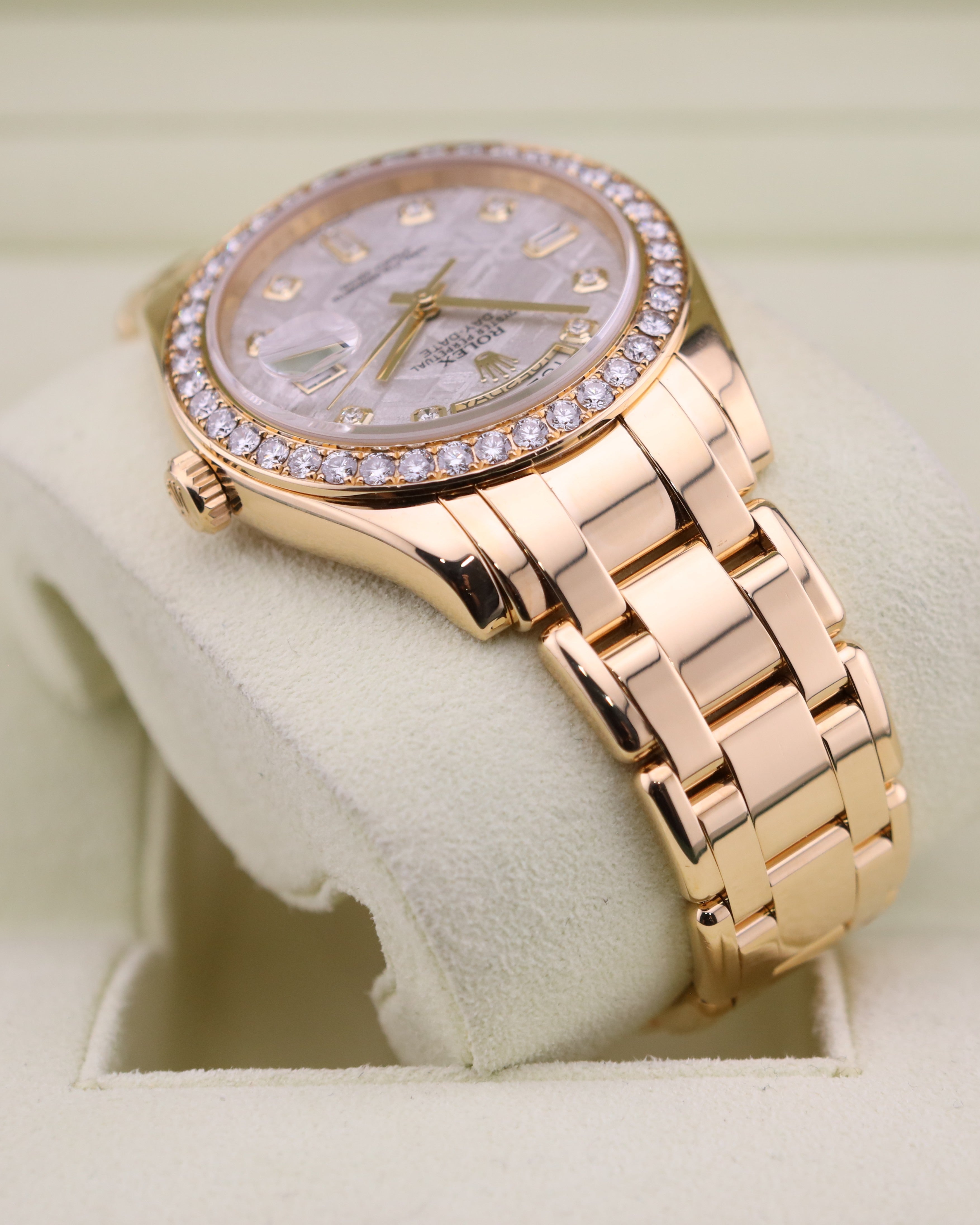 Rolex Day-Date 39mm Meteorite Diamond Dial Master Piece 18948