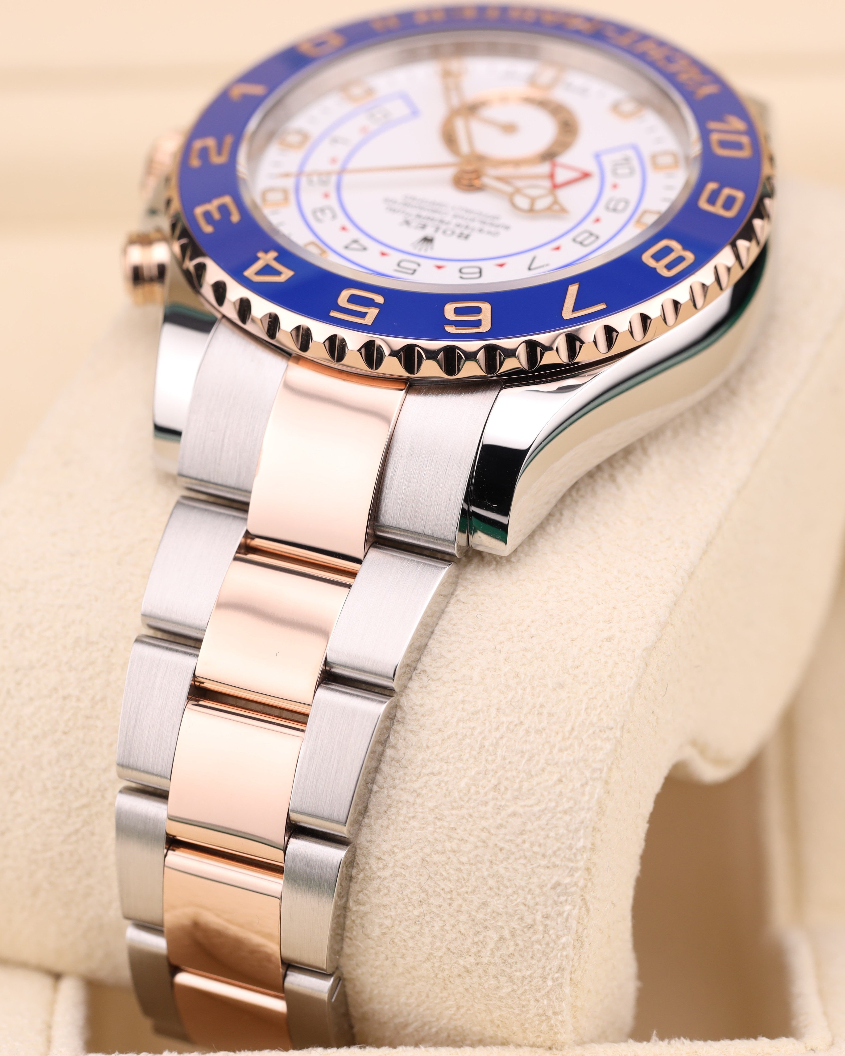 Rolex Yacht-Master II White Dial Rose Gold 116681