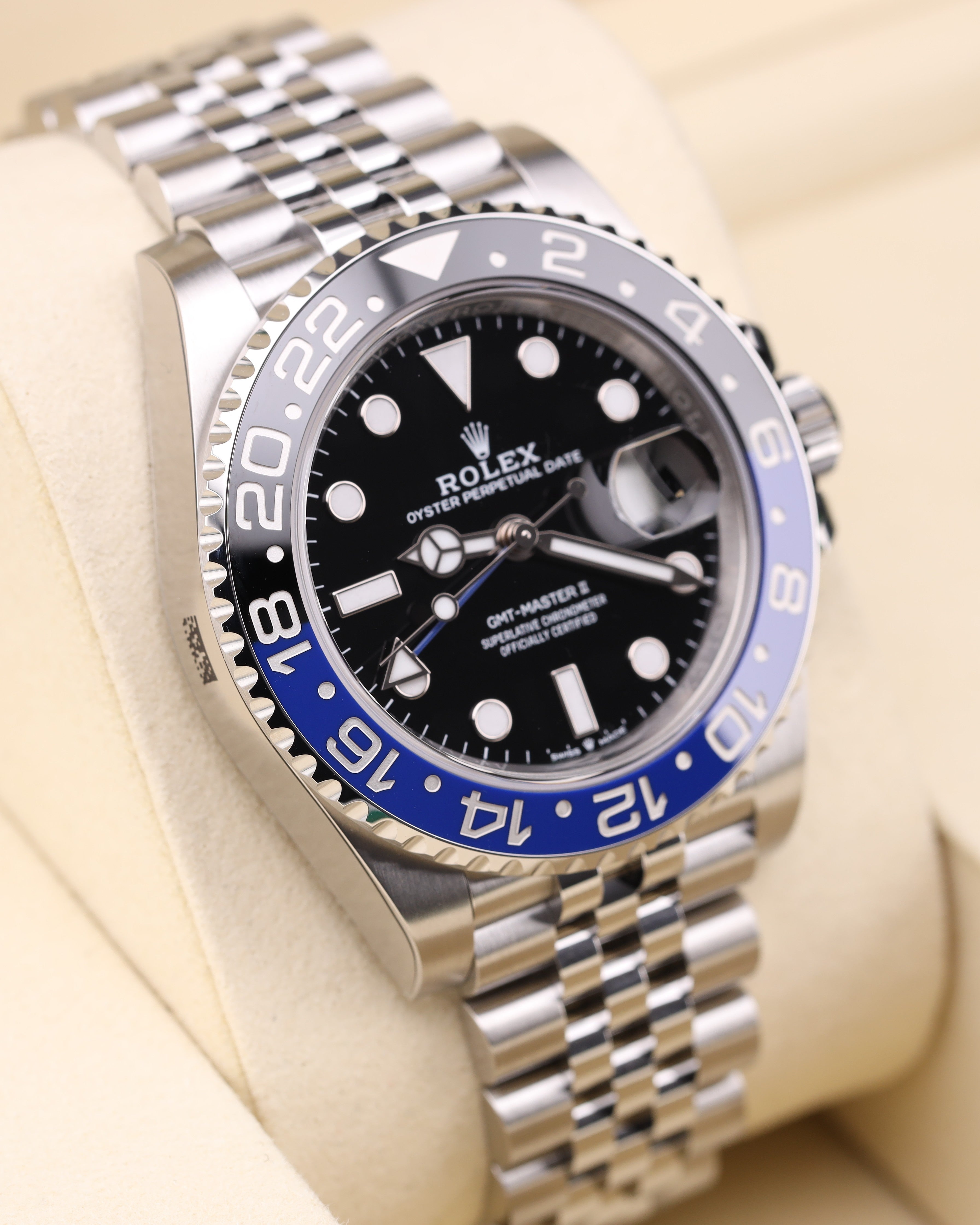 Rolex GMT-Master II Batgirl/Batman Jubilee 126710BLNR Factory Stickers