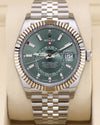Rolex Sky-Dweller 42 Green Dial on Jubilee 336934 Full Factory Stickers 2026