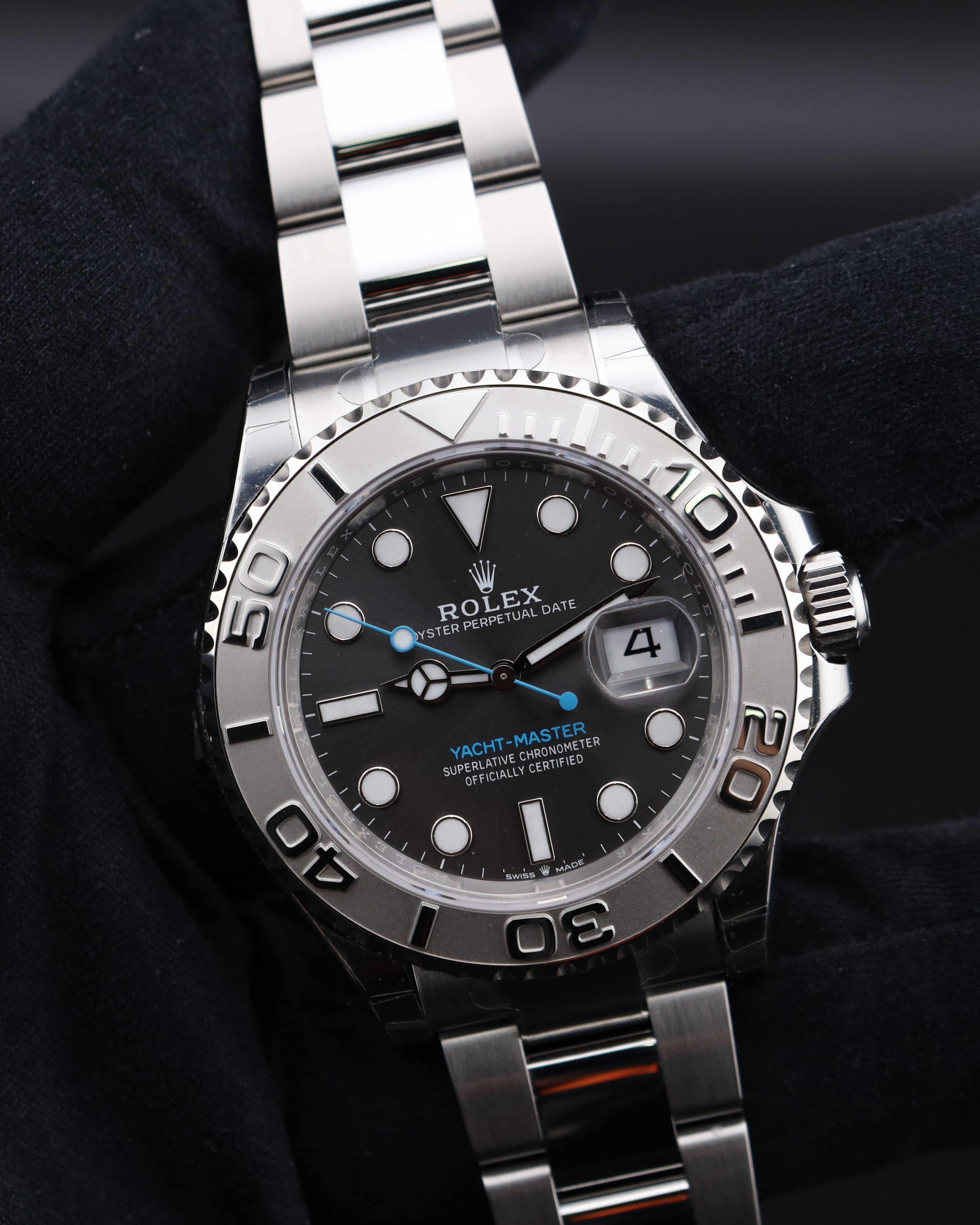 Rolex Yacht-Master 40 Rhodium Slate Dial 126622 Platinum Bezel - 2025