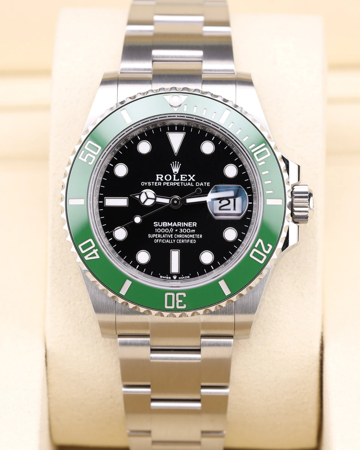 Rolex Submariner Starbucks Black Dial on Oyster 126610LV