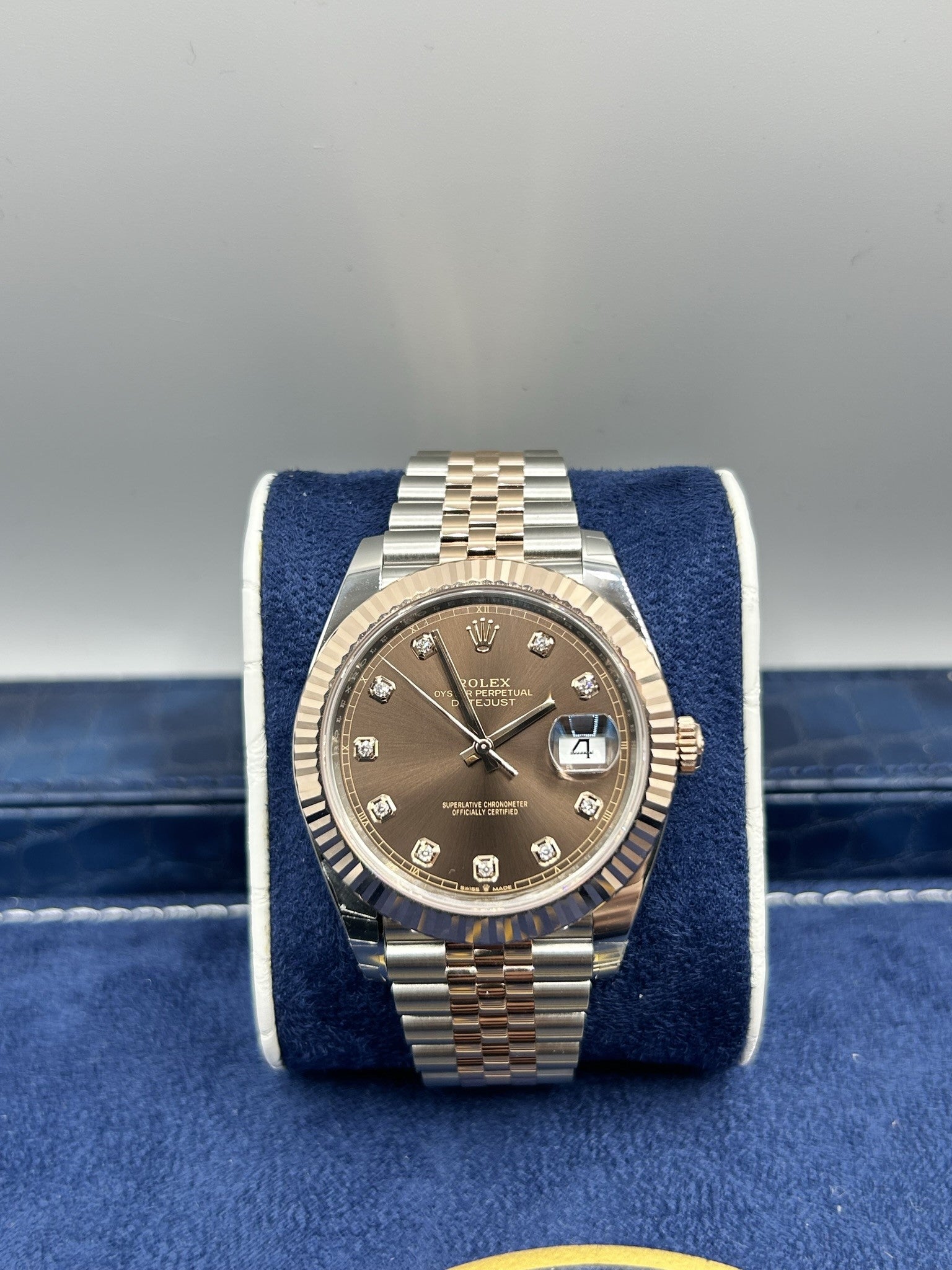 Rolex Datejust 41 Chocolate Diamond Dial 126331