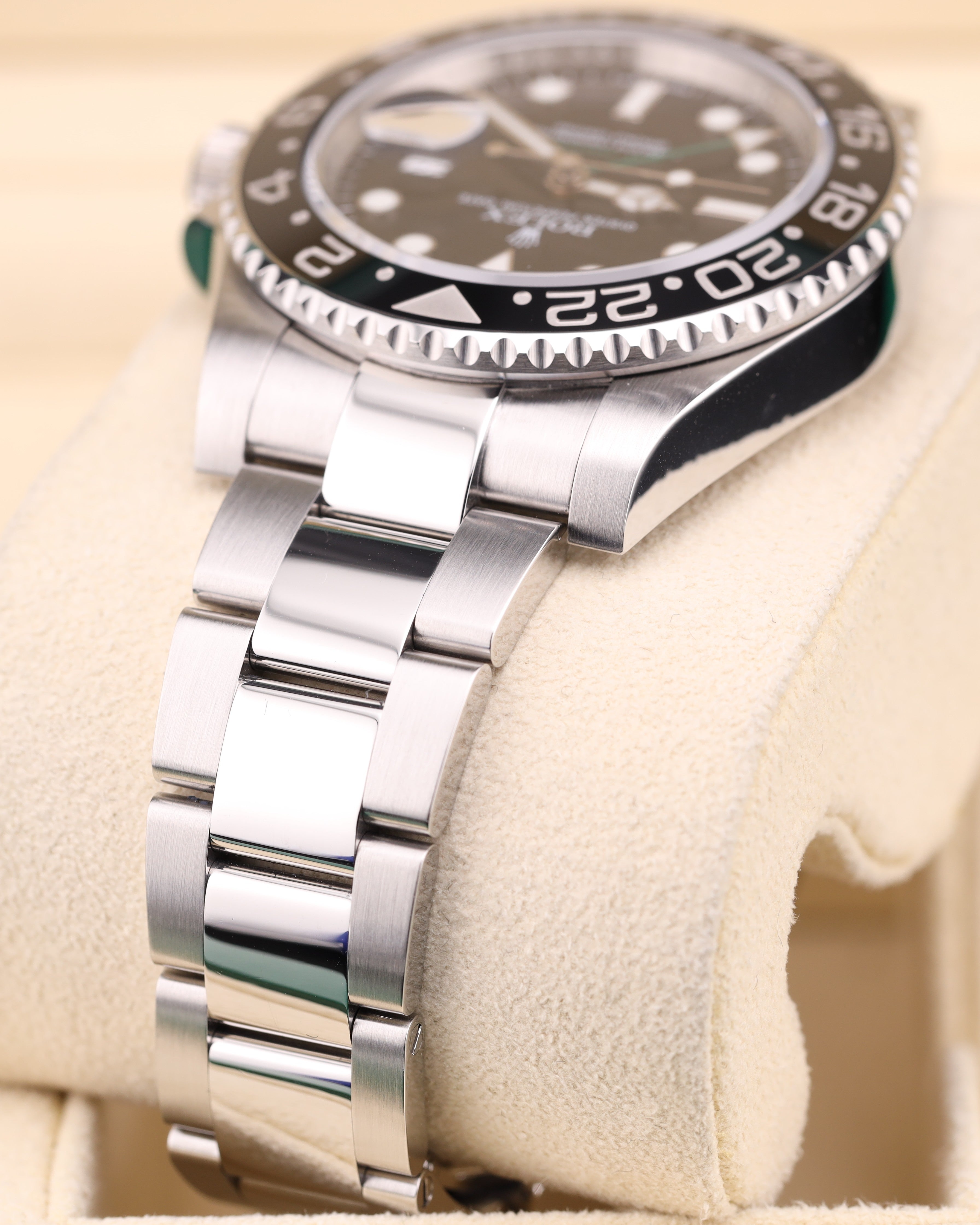 Rolex GMT-Master II Black Dial Green Arrow 116710LN